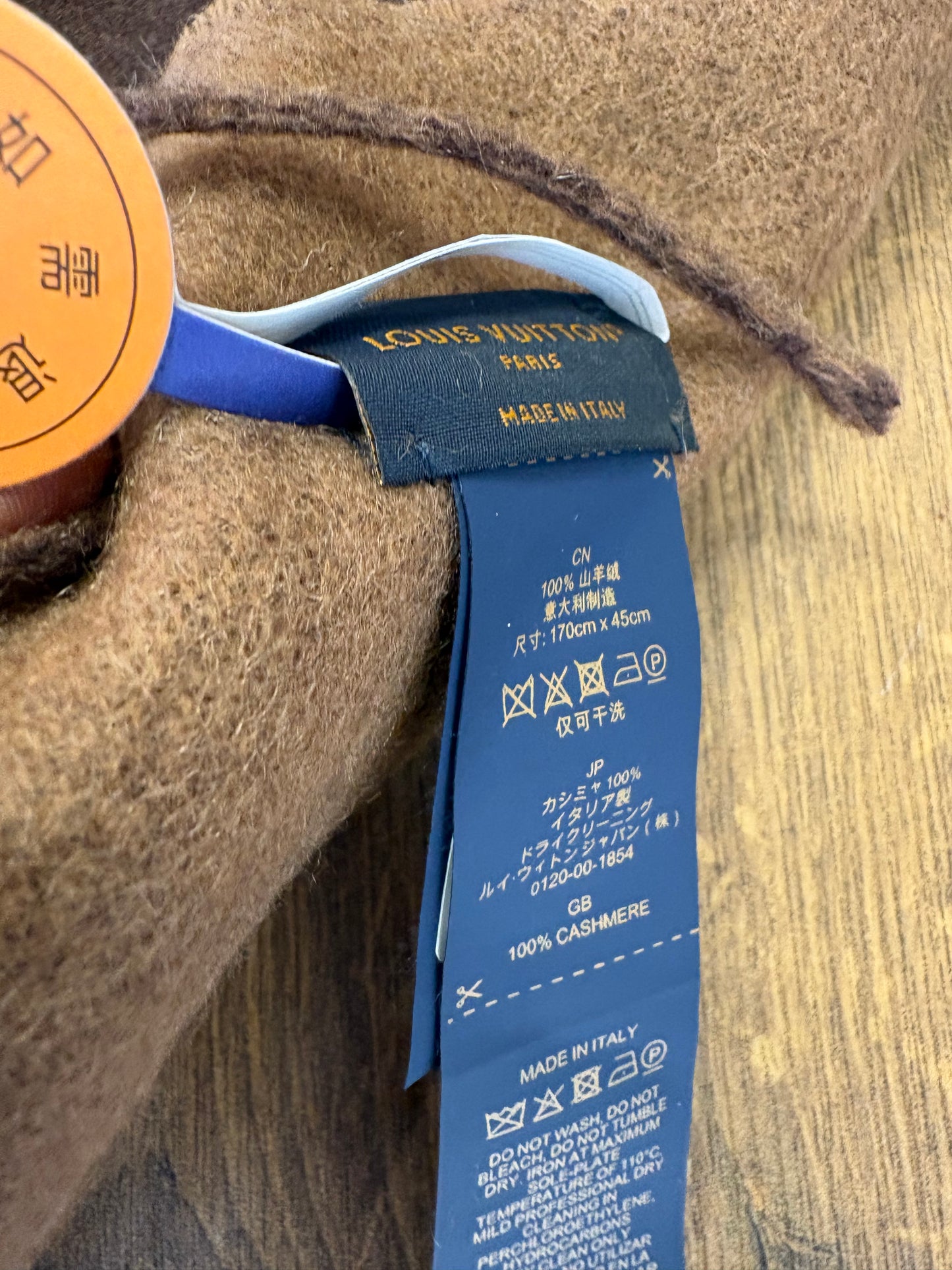 Louis Vuitton sciarpa grande Reykjavik motivo monogram Giant cashmere nuova