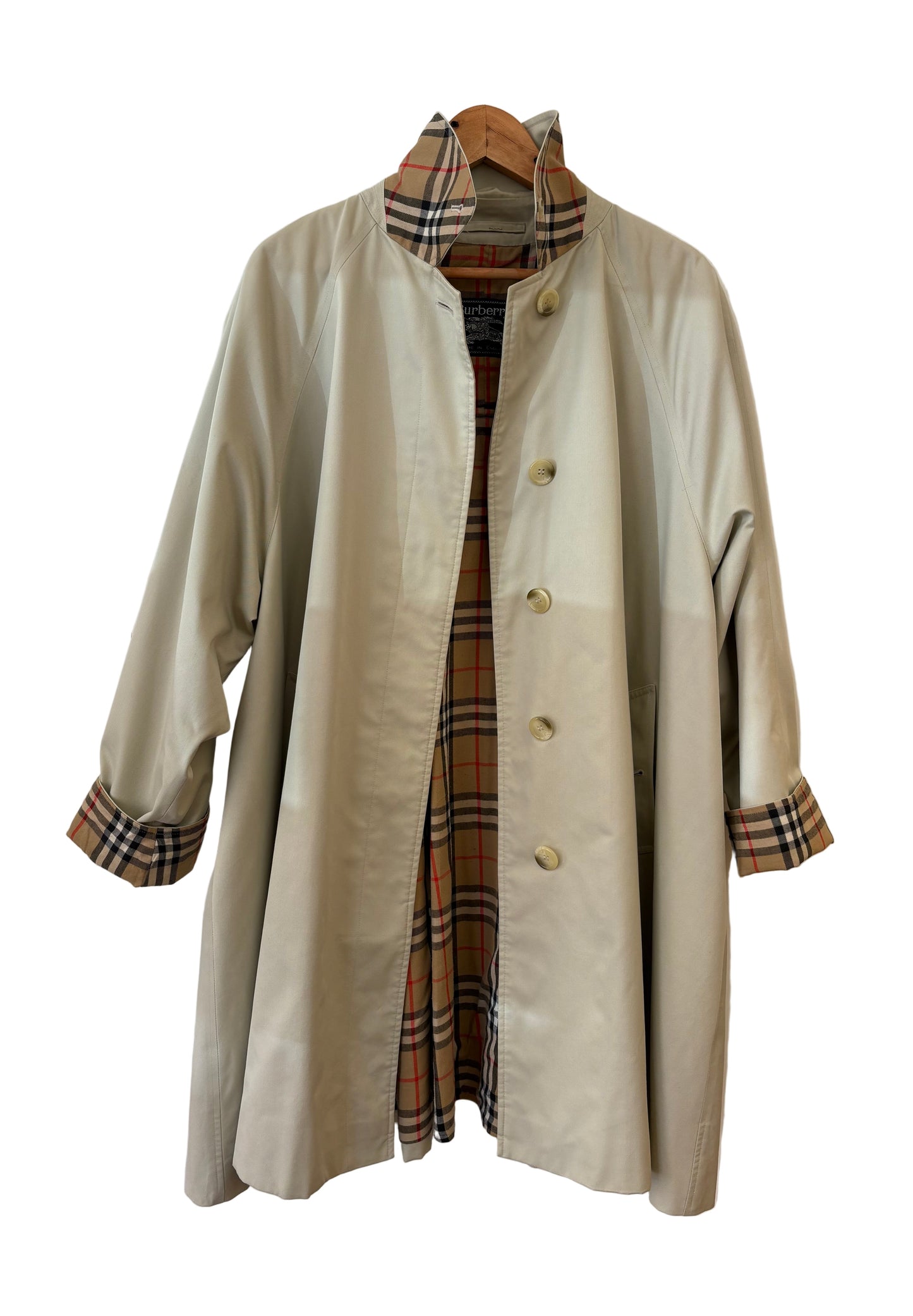 Burberrys’ trench sfoderato beige