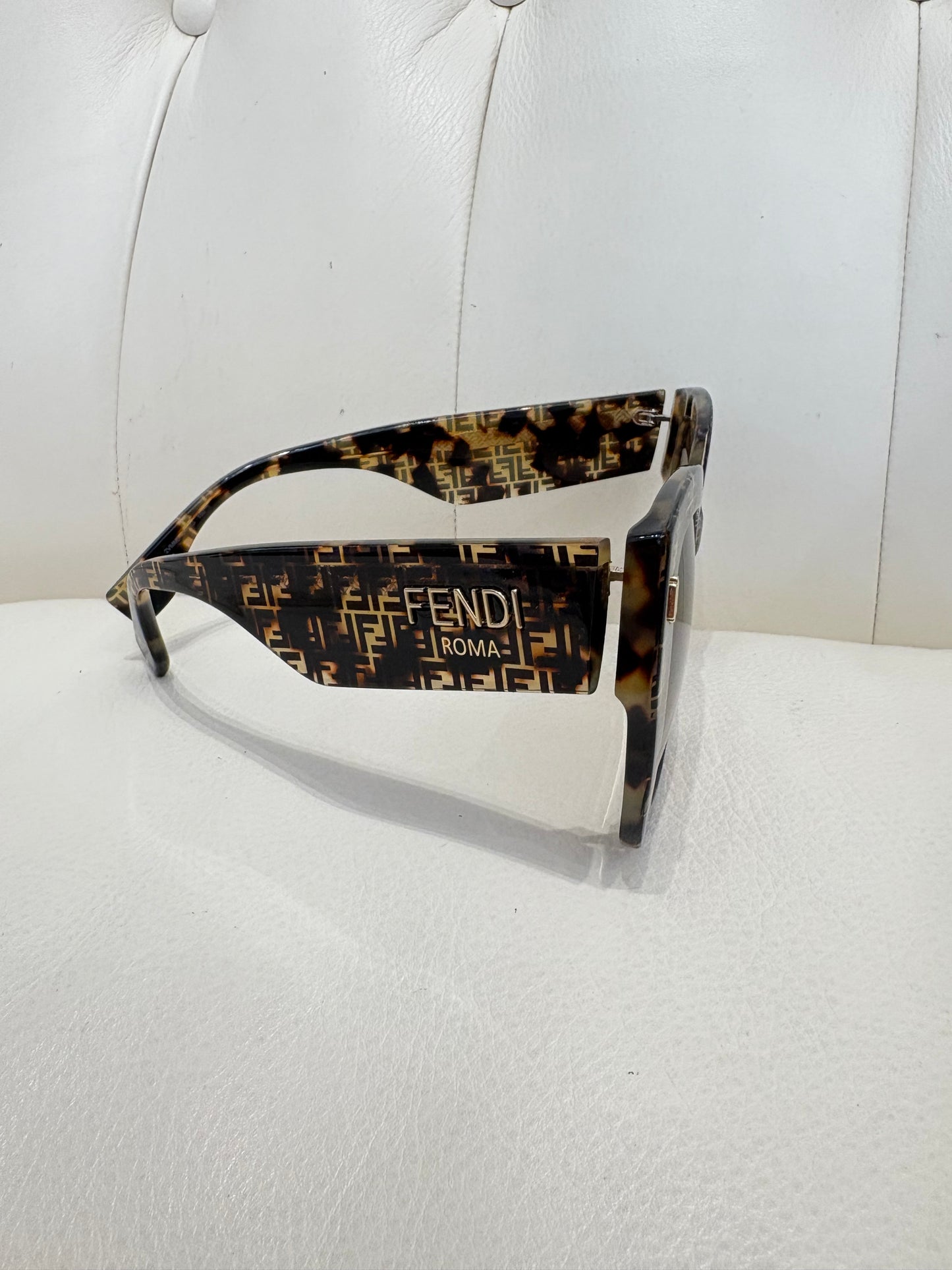 Fendi Occhiali da sole in acetato marrone