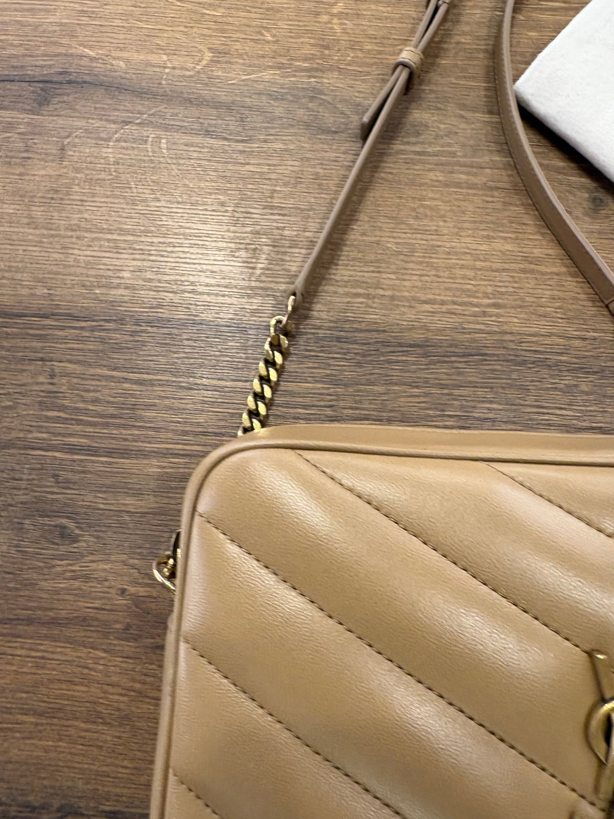 Saint Laurent camera bag Loulou in agnello matelasse’. Nuova