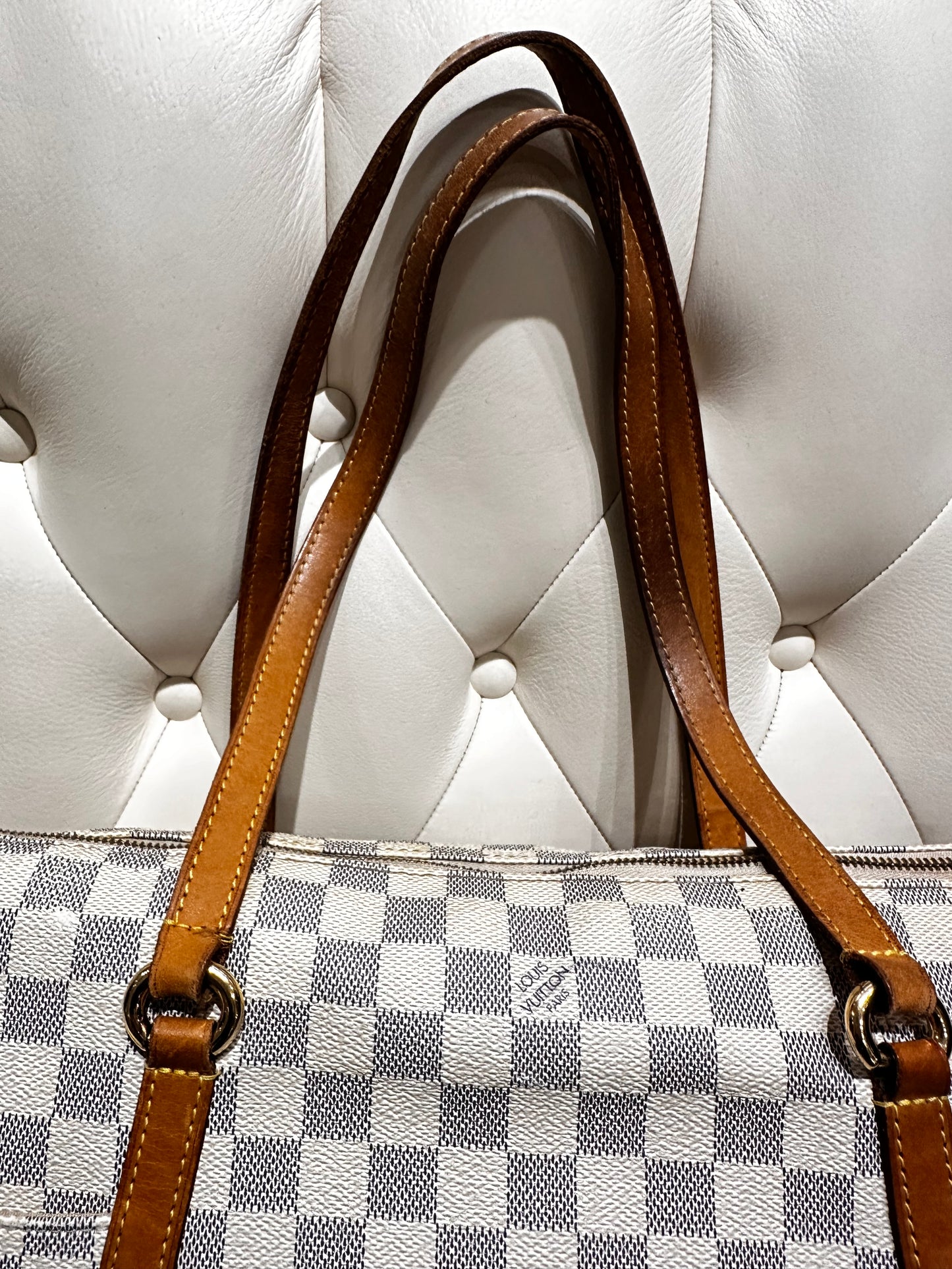 Louis Vuitton Totally in tela damier azur