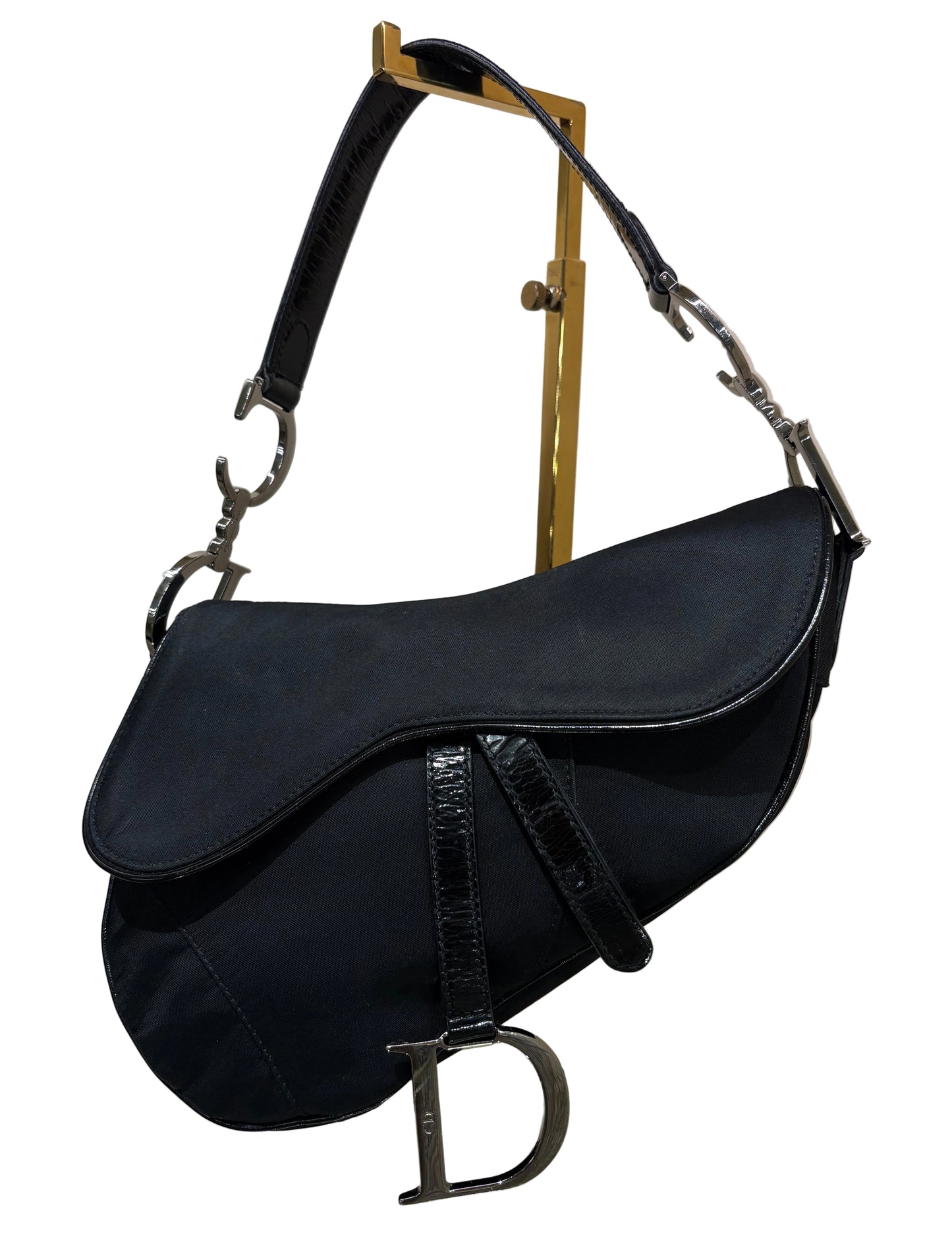 Dior Saddle in tela e pelle. Vintage