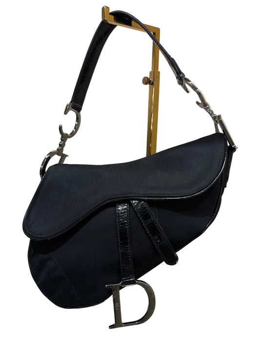Dior Saddle in tela e pelle. Vintage