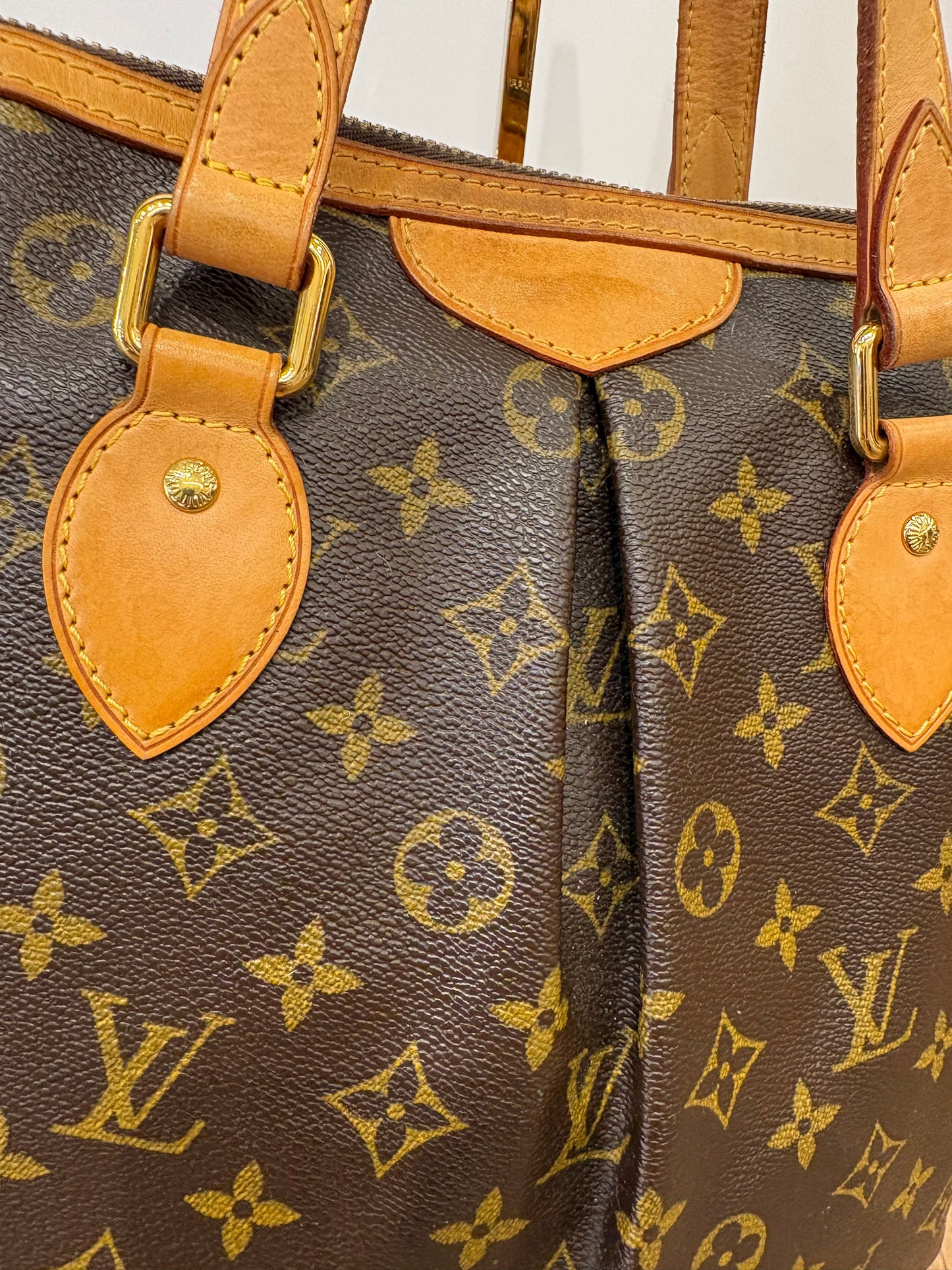 Louis Vuitton Palermo gm in tela monogram e pelle