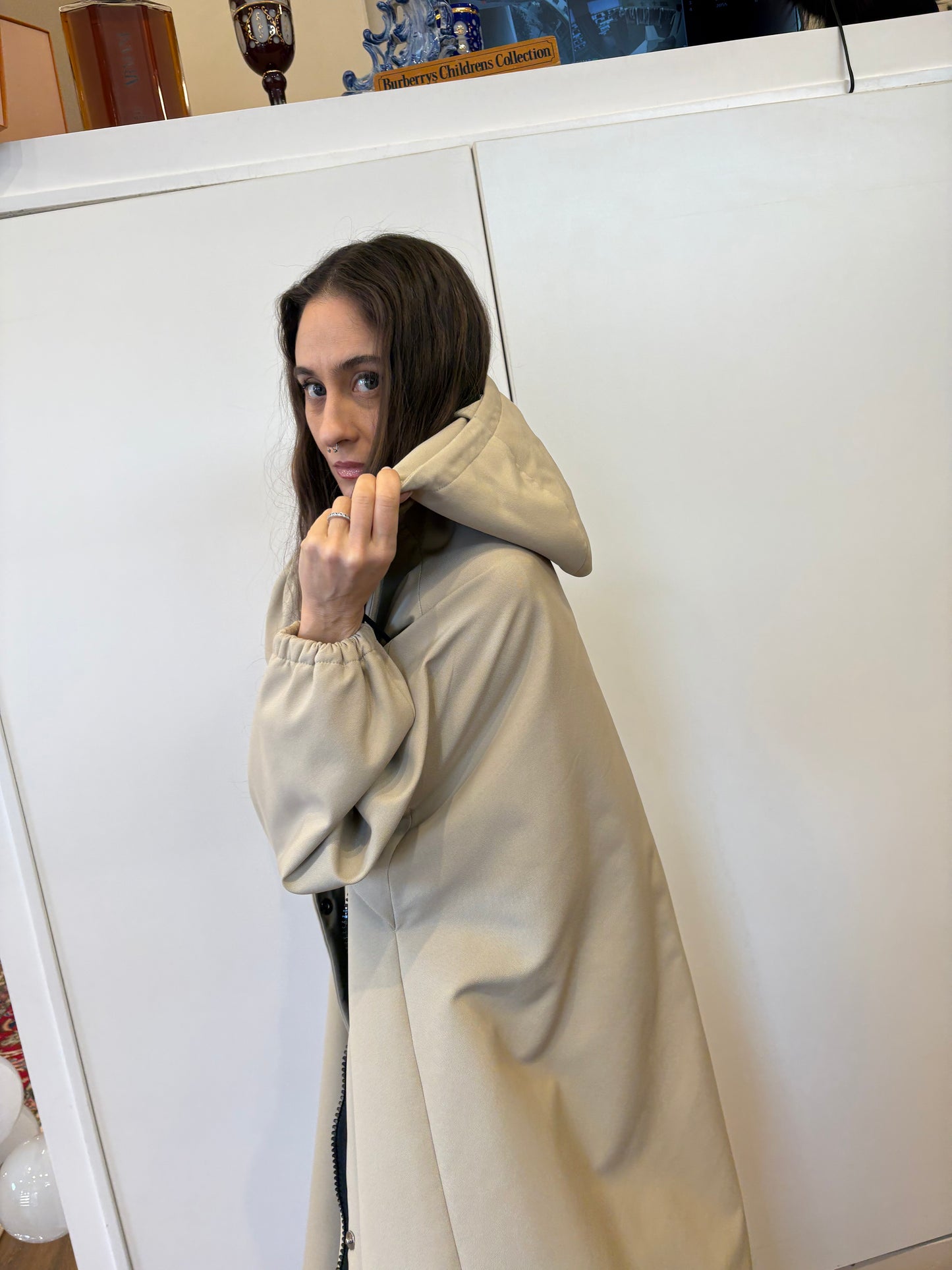 Prada trench oversize 40