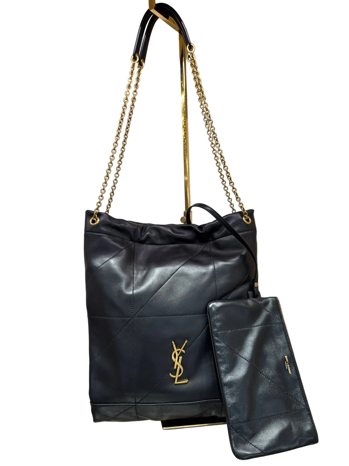 Saint Laurent Jamie Pochon in Nappa Trapuntata con Pochette Nuova Collezione . Nuova