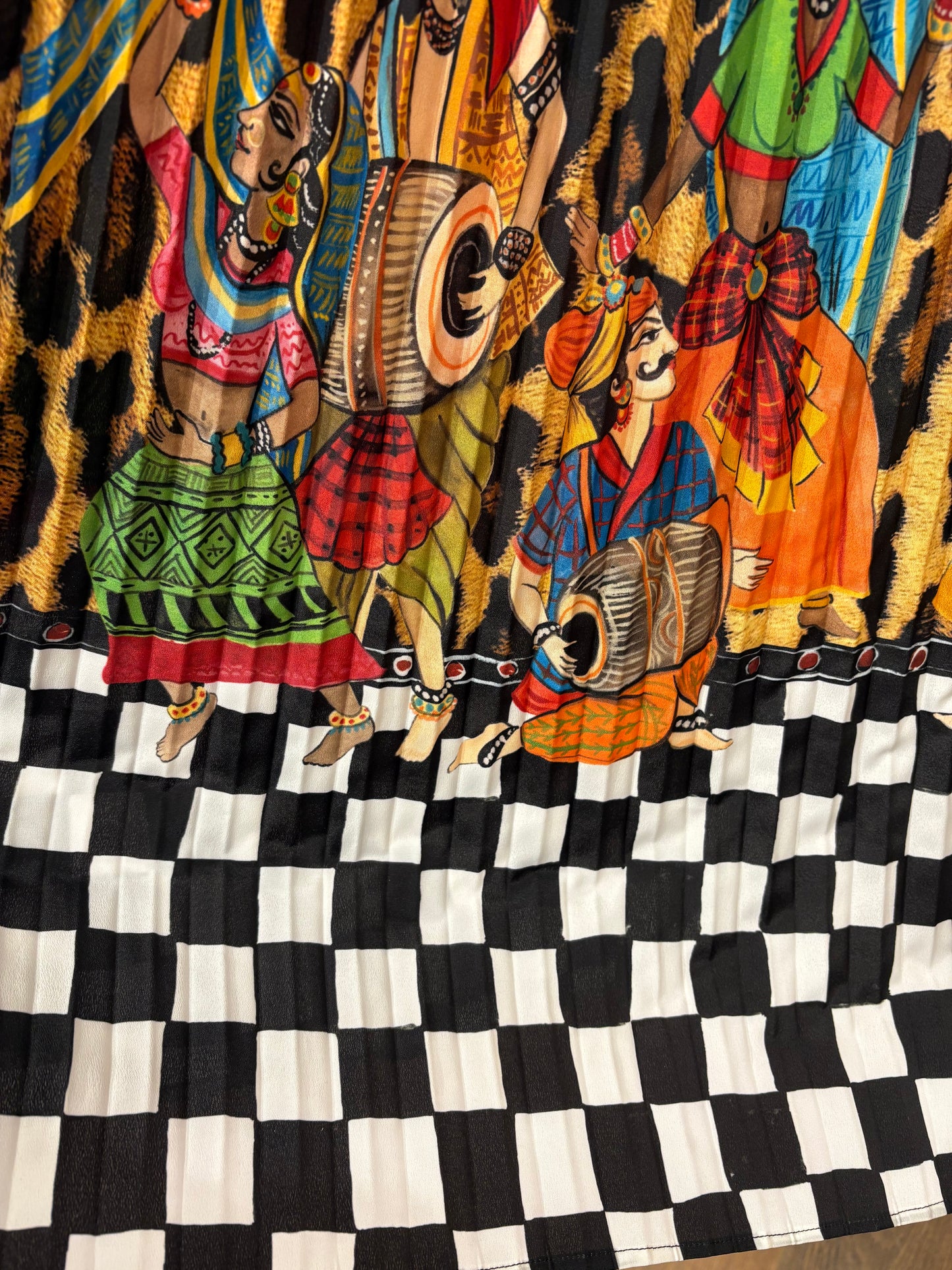 Stella Jean gonna lunga stampa leo ita 44/46