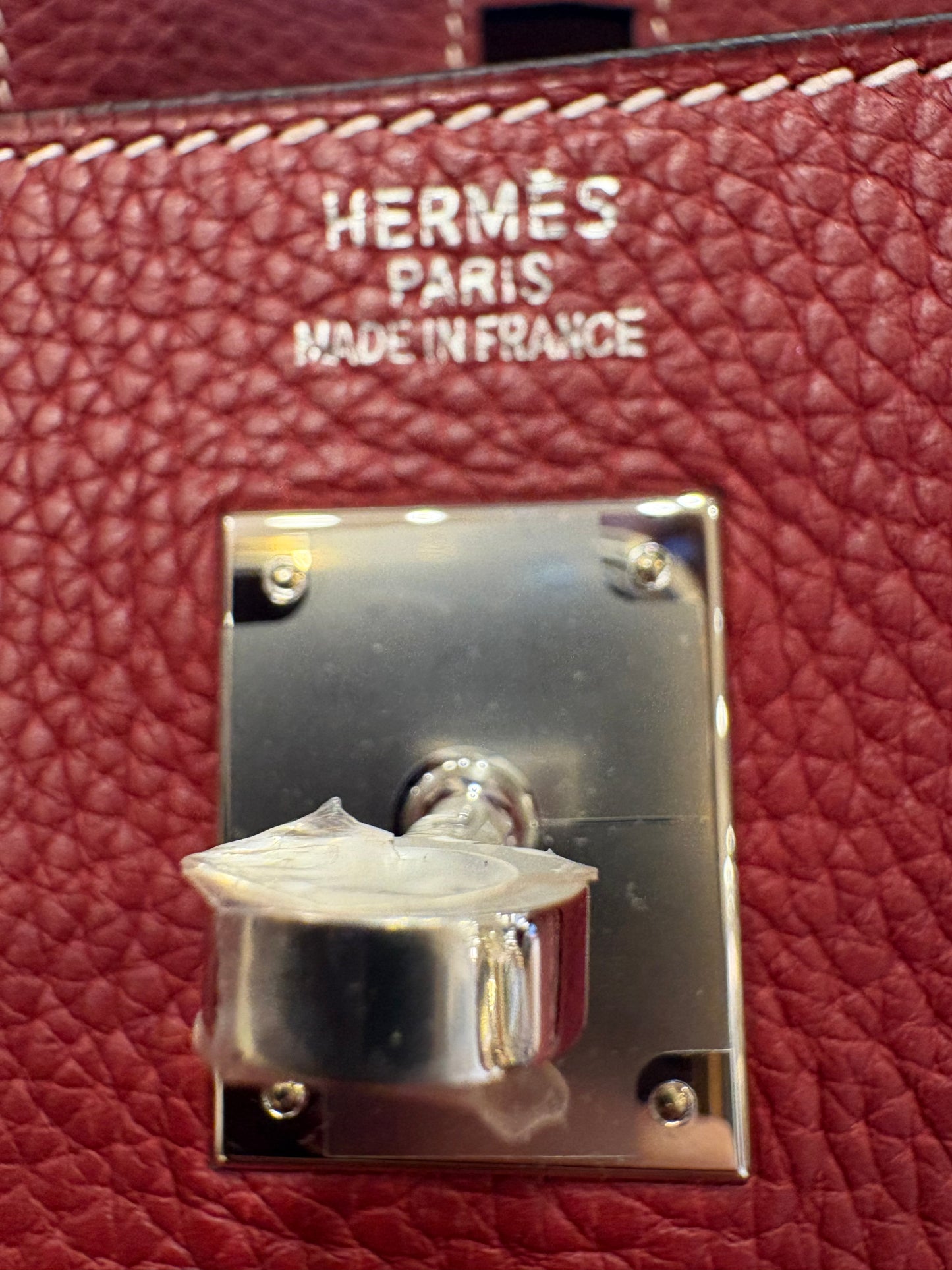 Hermès Paris Birkin 40 rouge granate hw gold