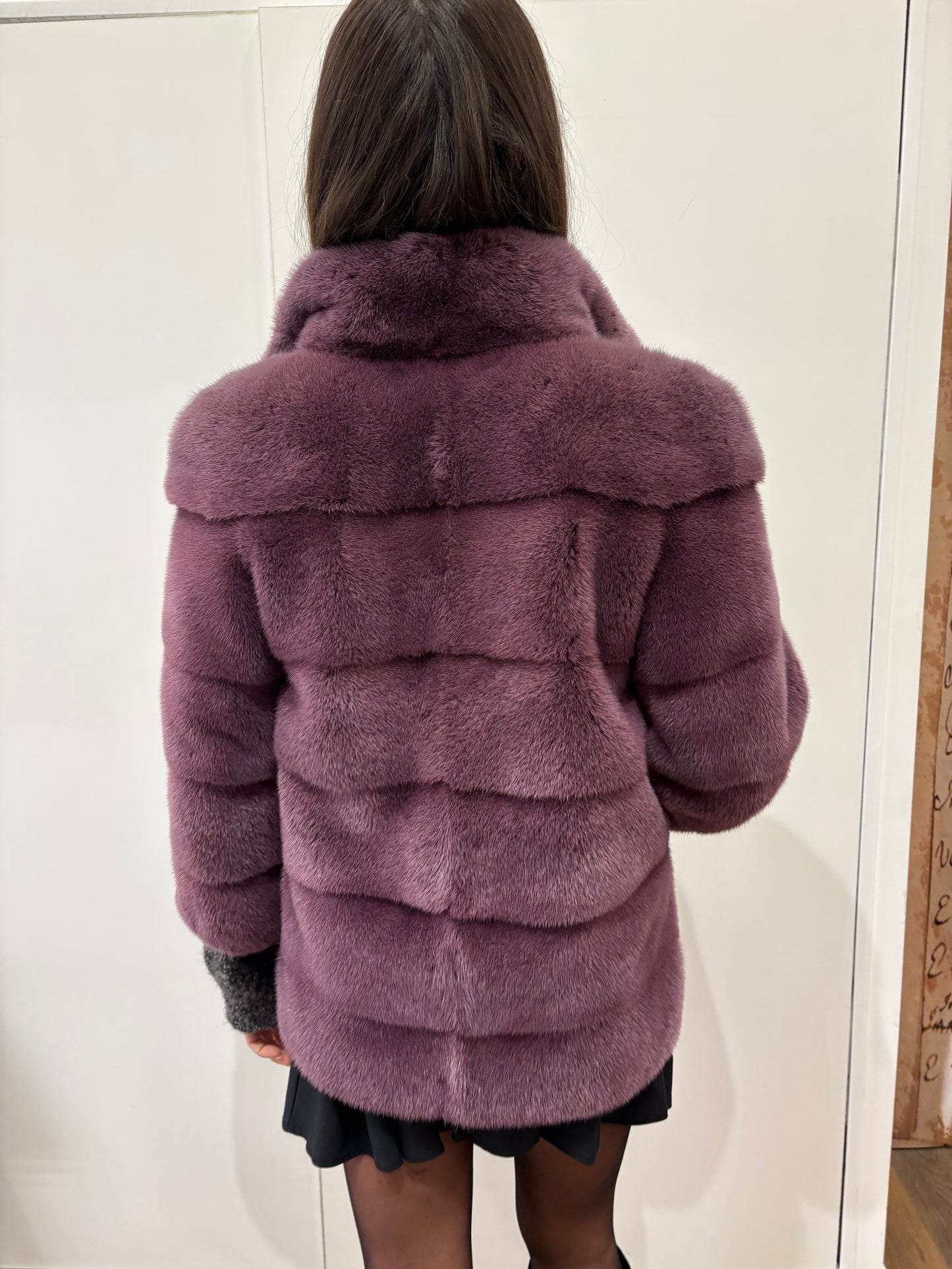 Visone femmina viola delicato 42