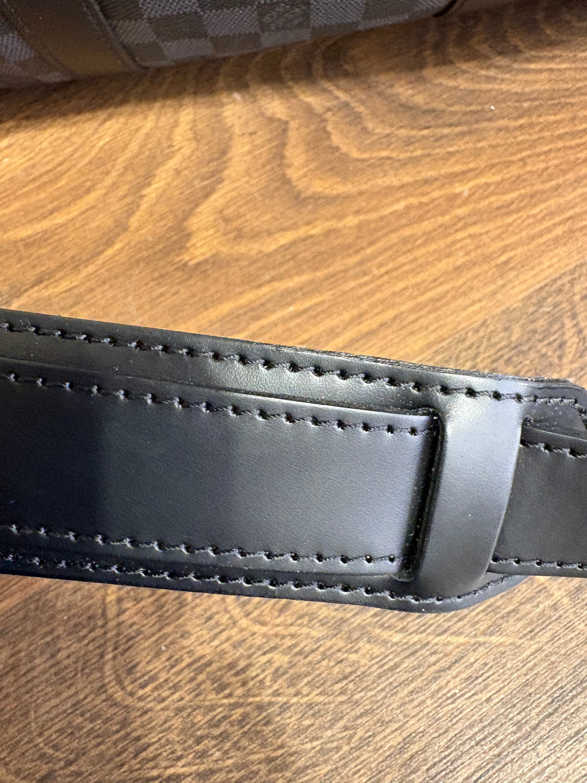 Louis Vuitton Keepall Bandoulière 55 in tela damier graphite e pelle nera