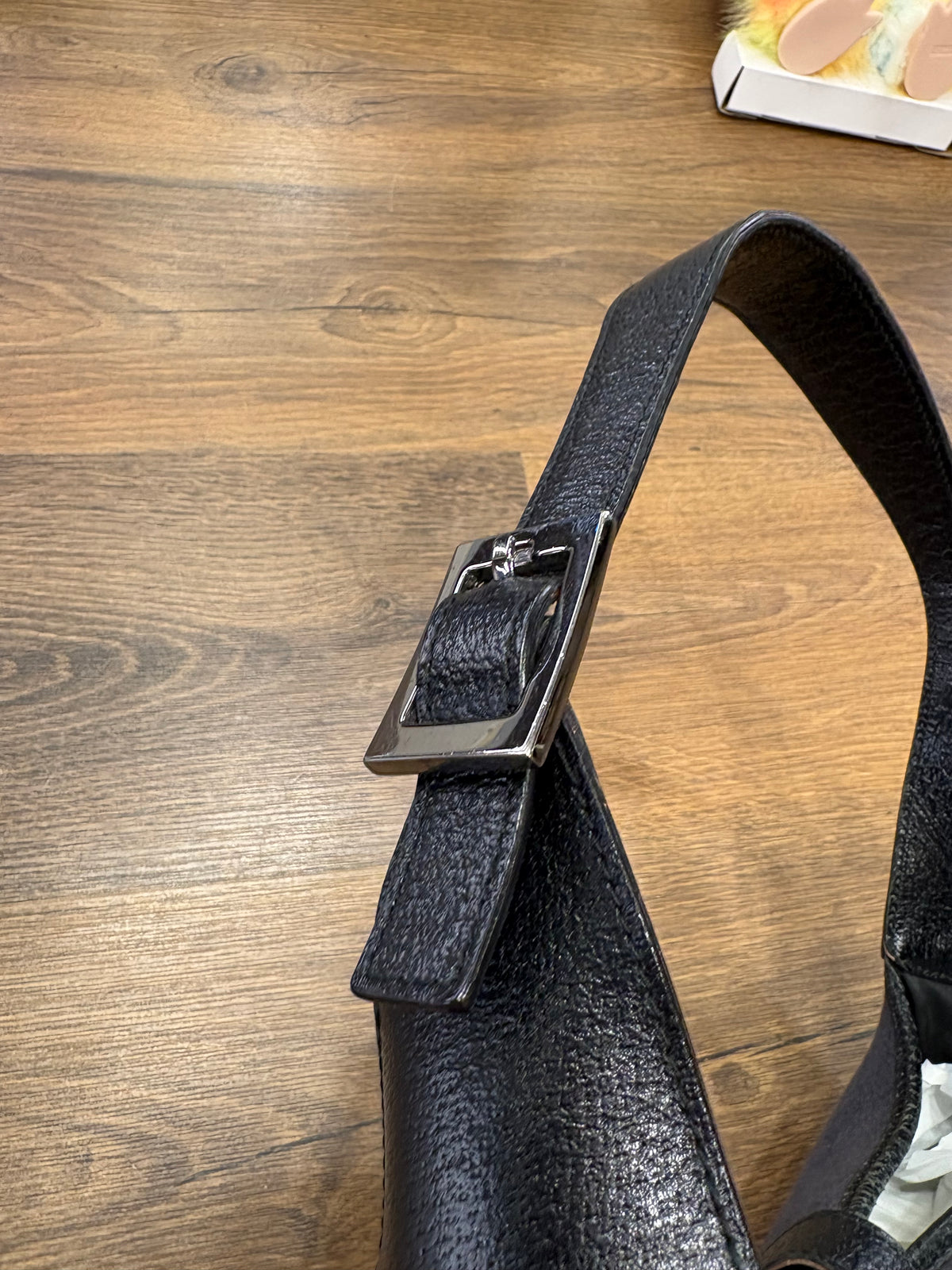 Gucci Jackie ( Tom Ford ) 1999 velluto antracite e pelle nera