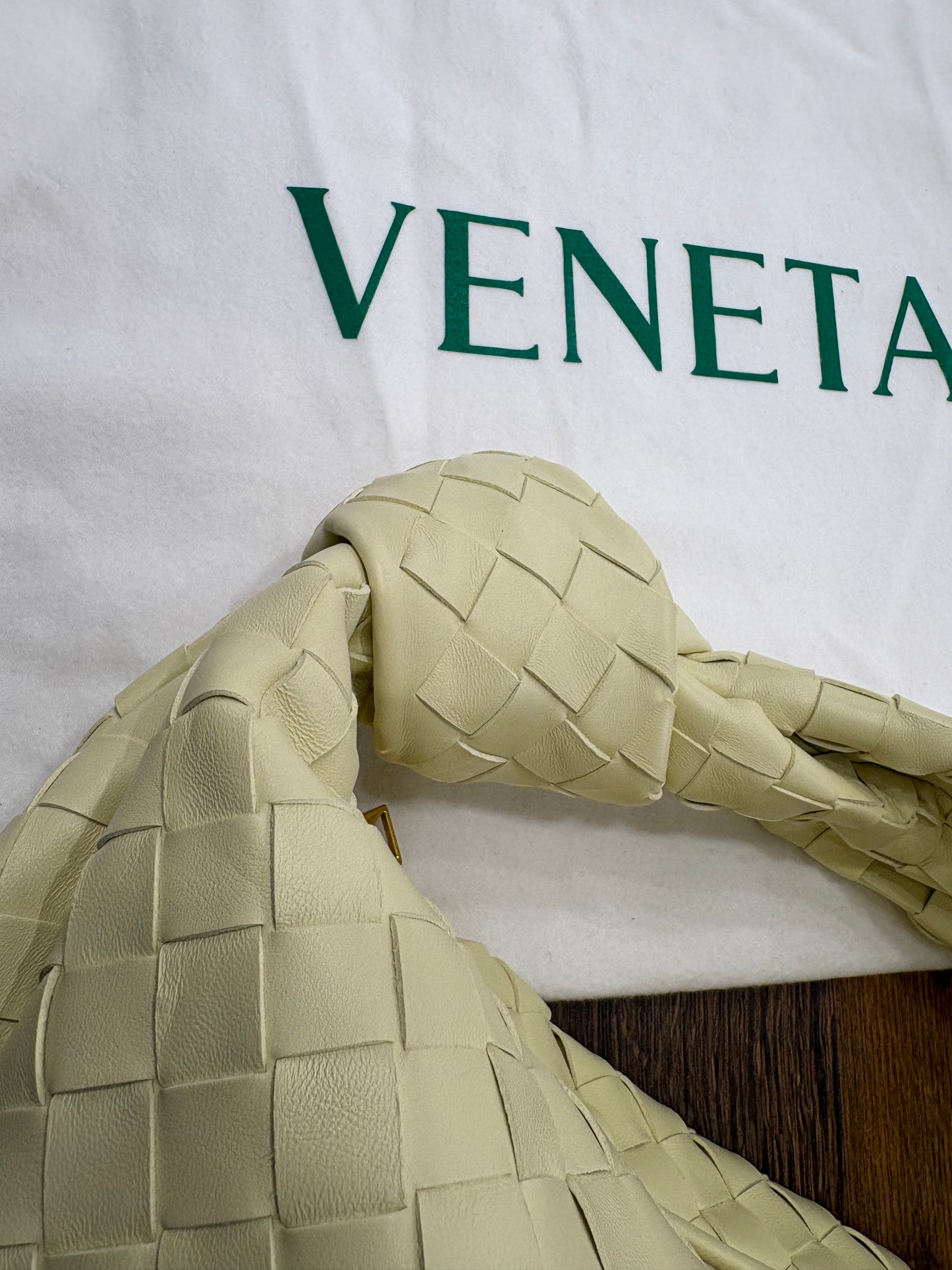 Bottega Veneta Jodie piccola con nodo e motivo intreccio teen