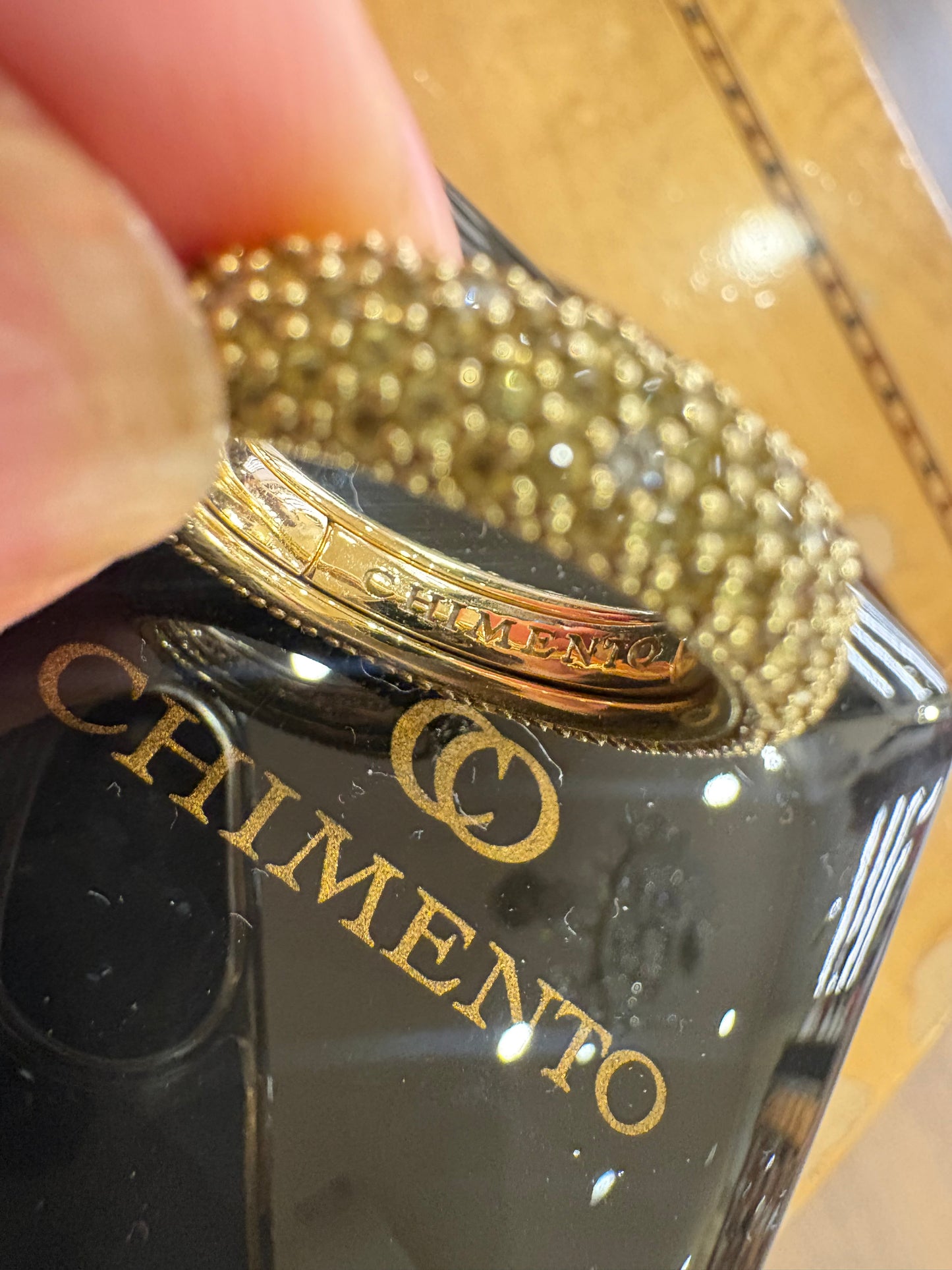 Anello Chimento Forever Star in Oro Giallo con Zaffiri Gialli e Diamanti