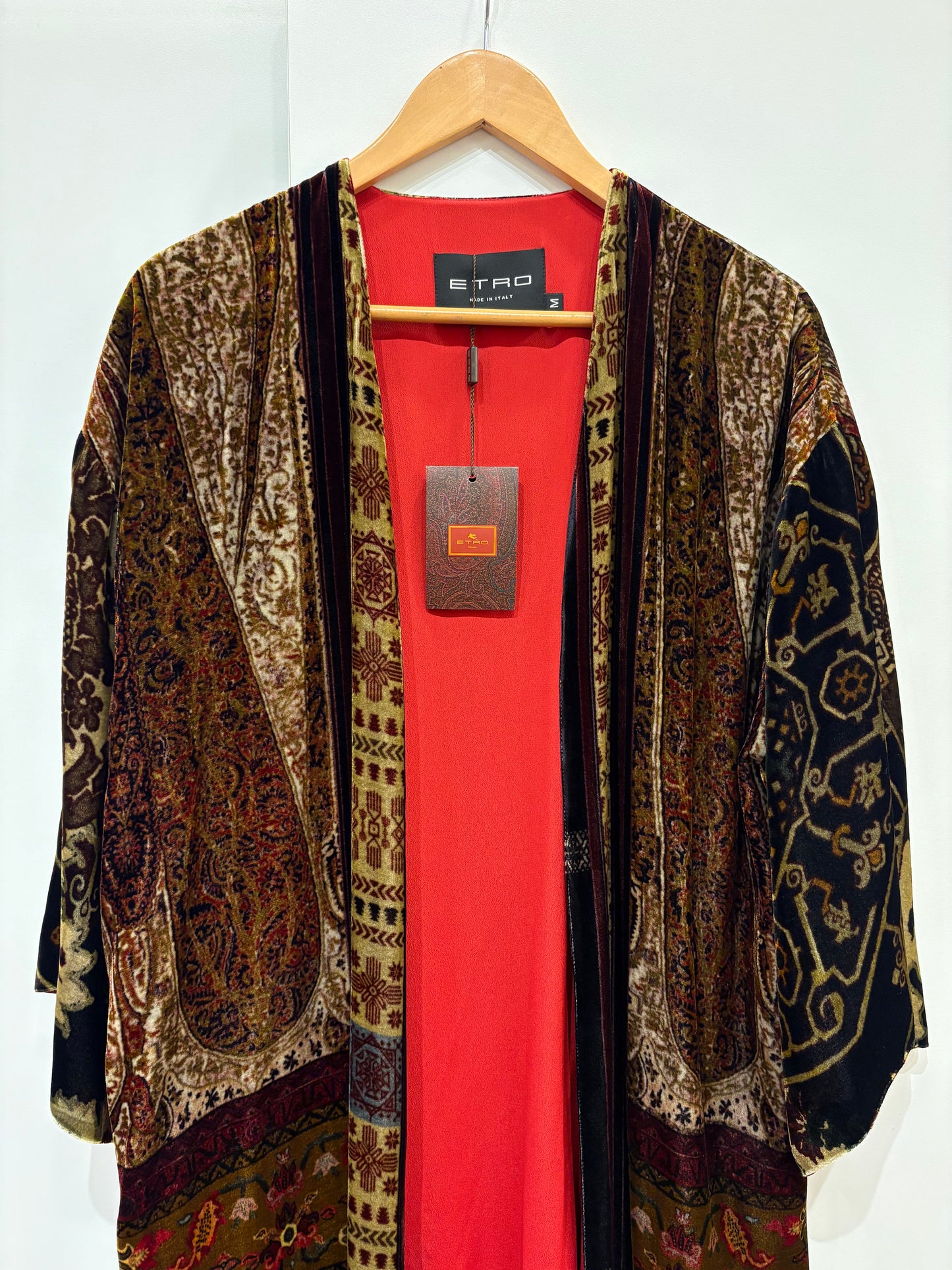 Etro soprabito velluto tgM nuovo