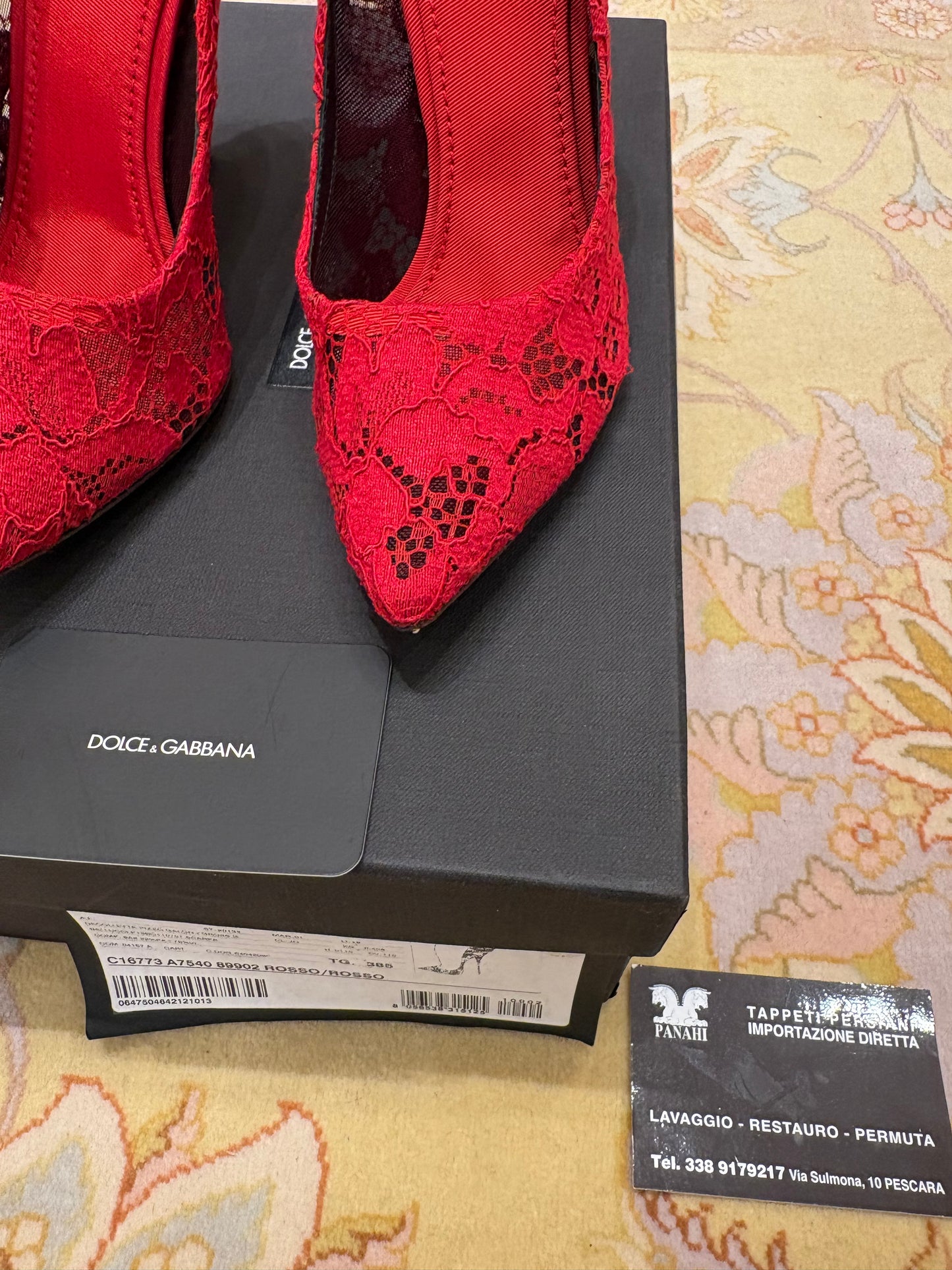 Dolce Gabbana décolleté in pizzo 38.5