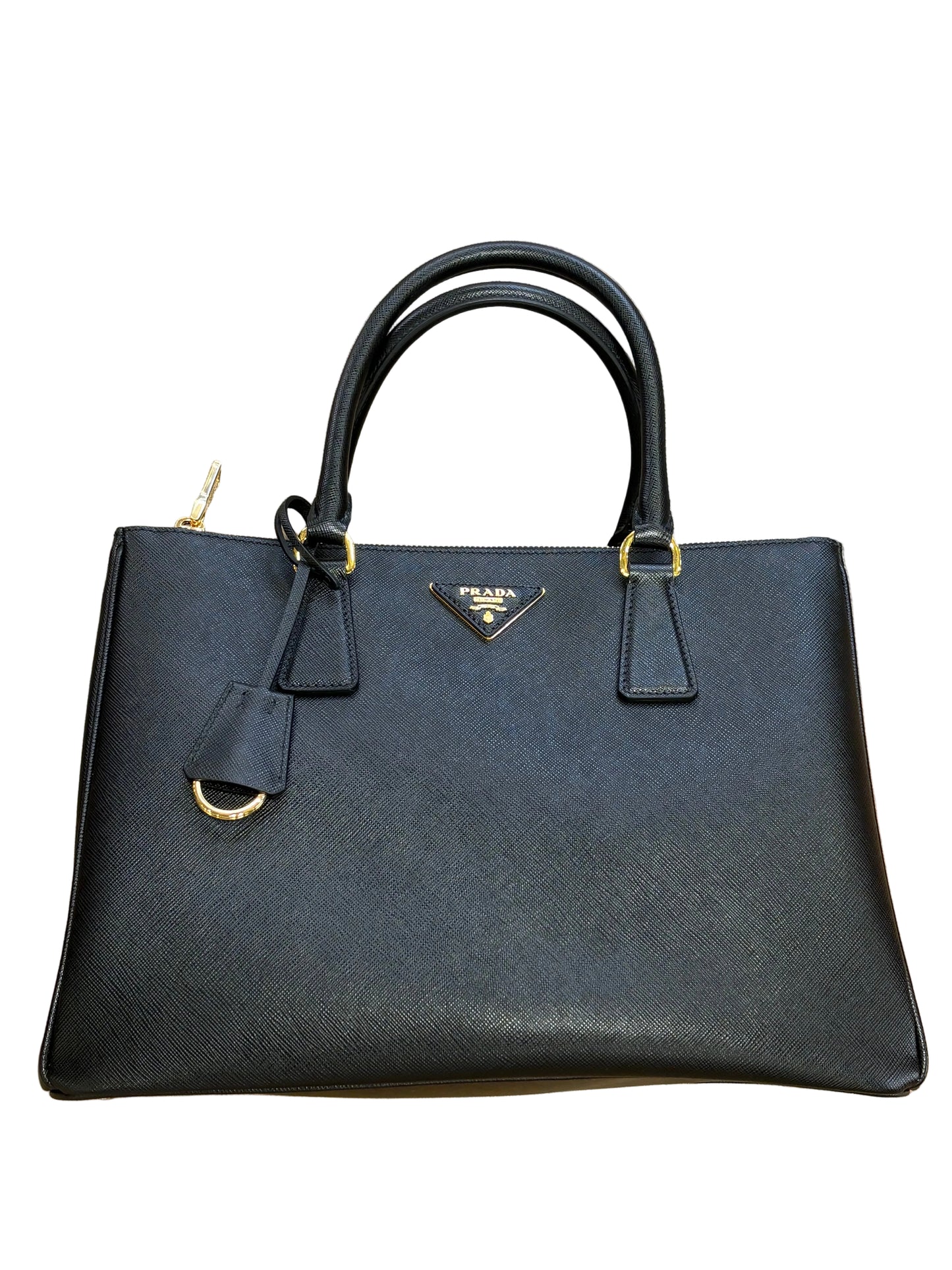 Borsa Prada Galleria Medium in Pelle Saffiano Nera – Full Set Nuovo