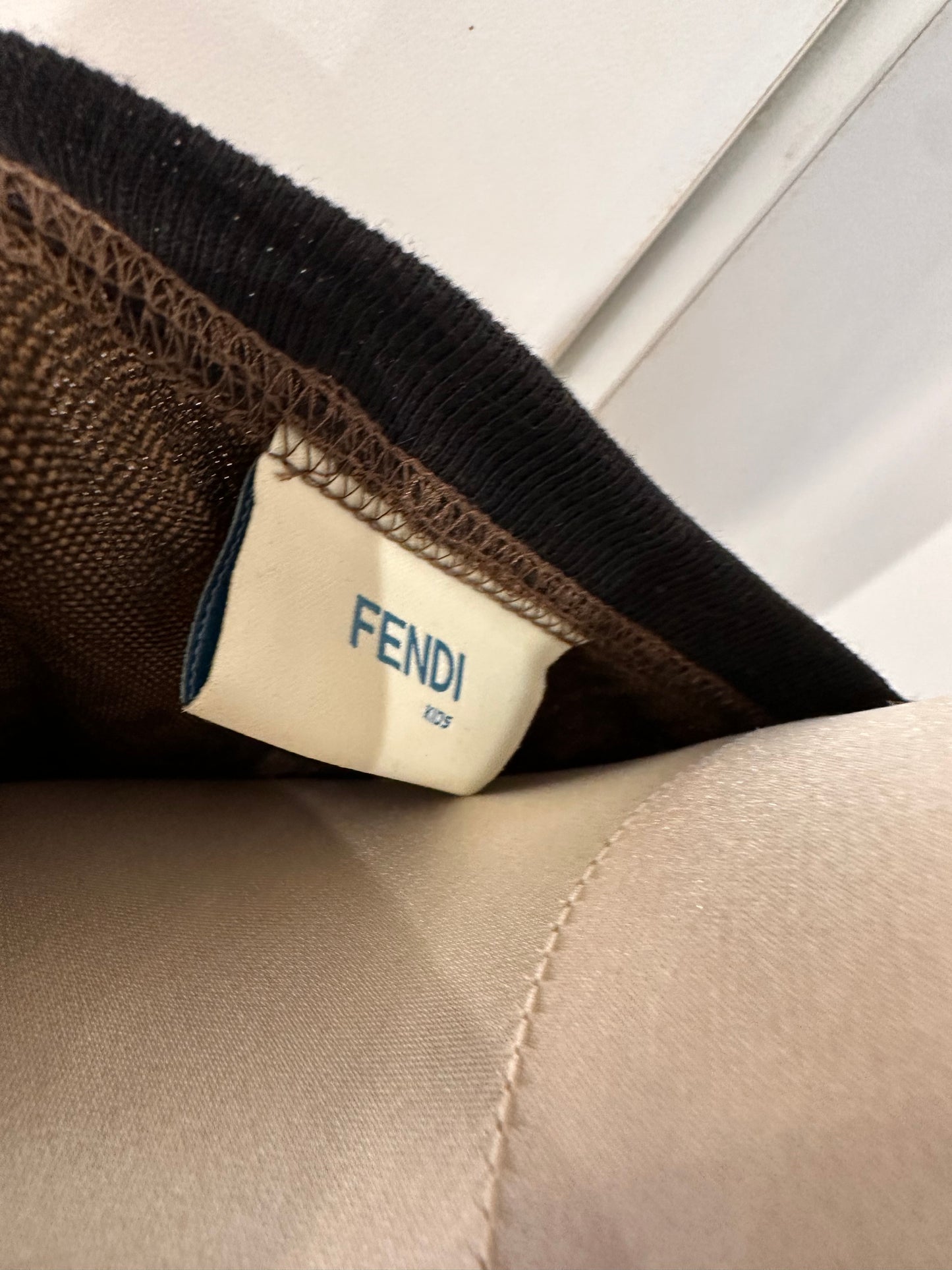 Fendi abito al ginocchio monogram motivo incrocio