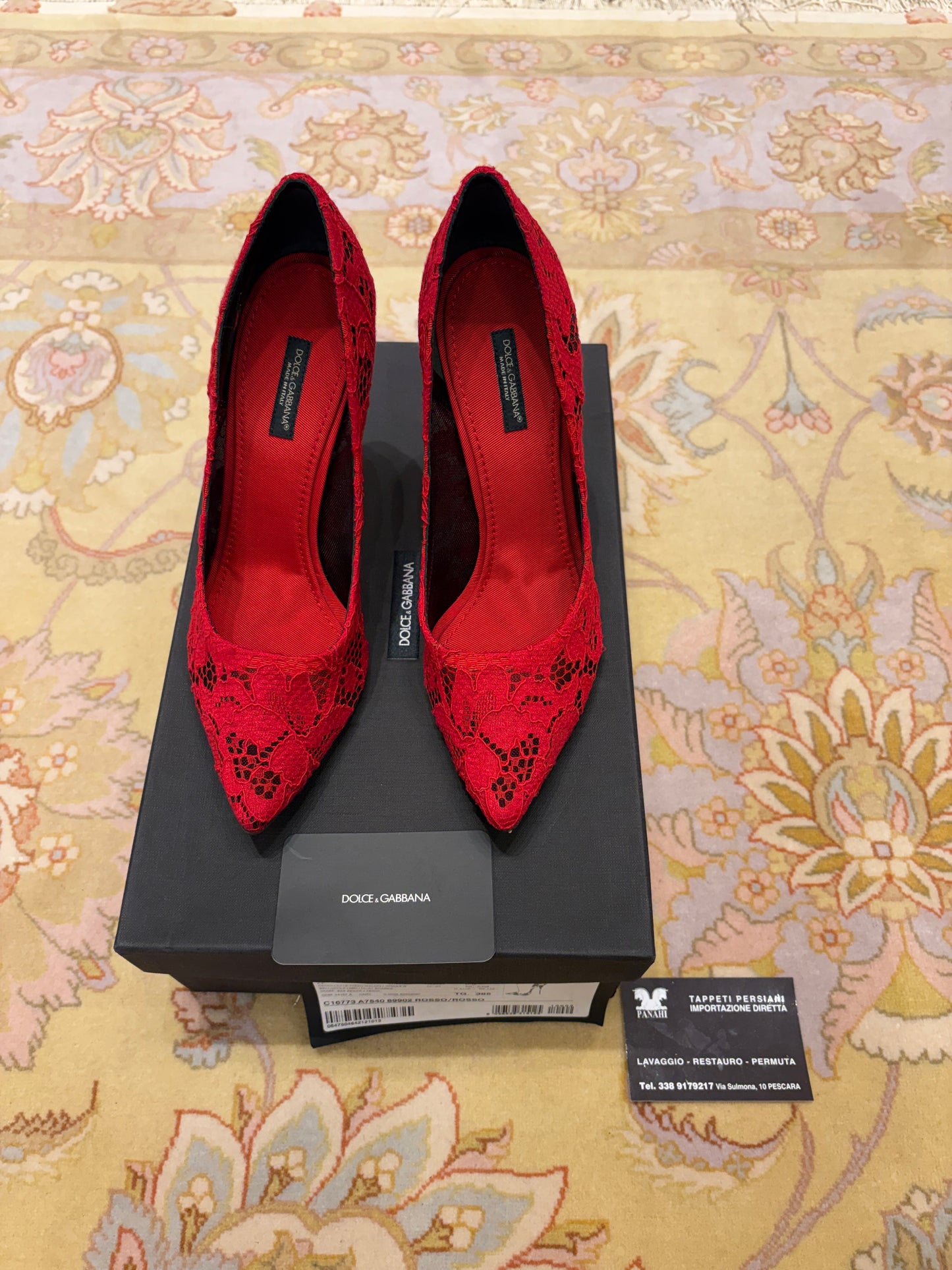 Dolce Gabbana décolleté in pizzo 38.5