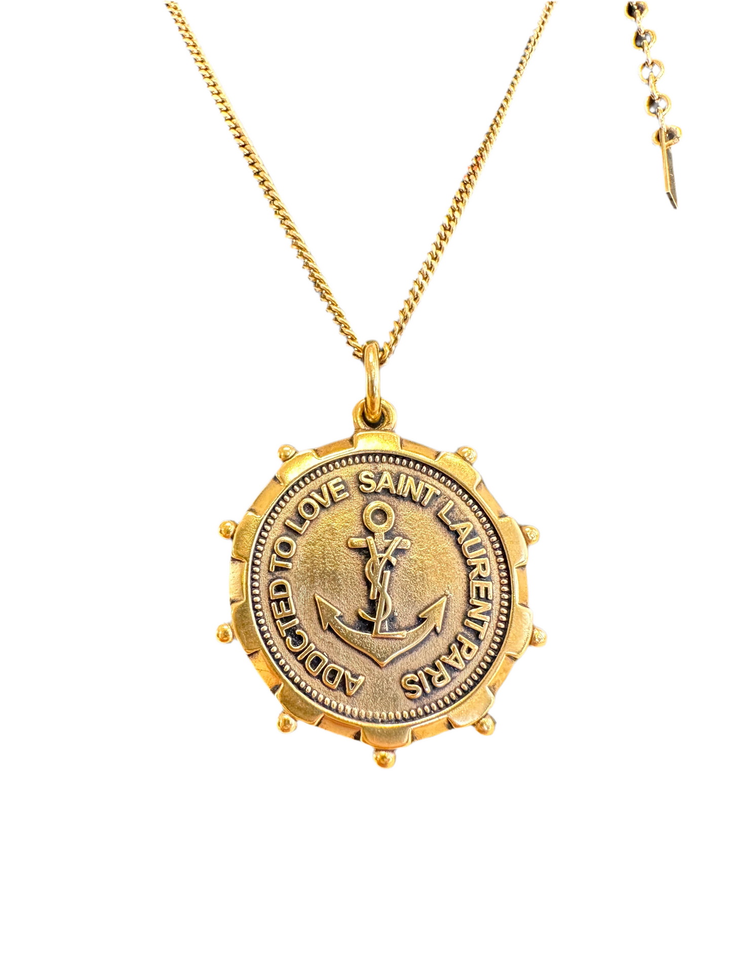 Ysl Anchor - Medallion Necklace