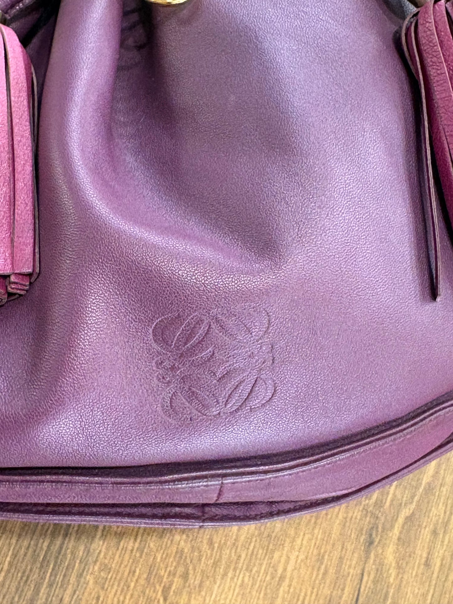Loewe Flamenco Anagram Tassel Shoulder Bag