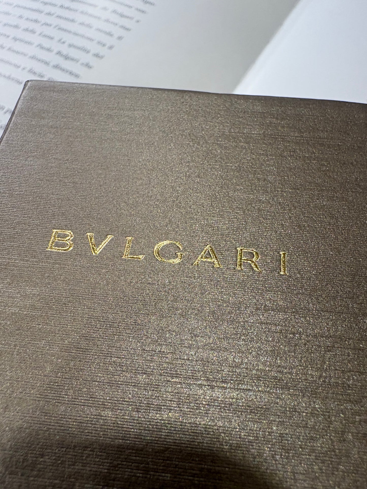 Bvlgari B.zero 1 anello in oro rosa e ceramica brown