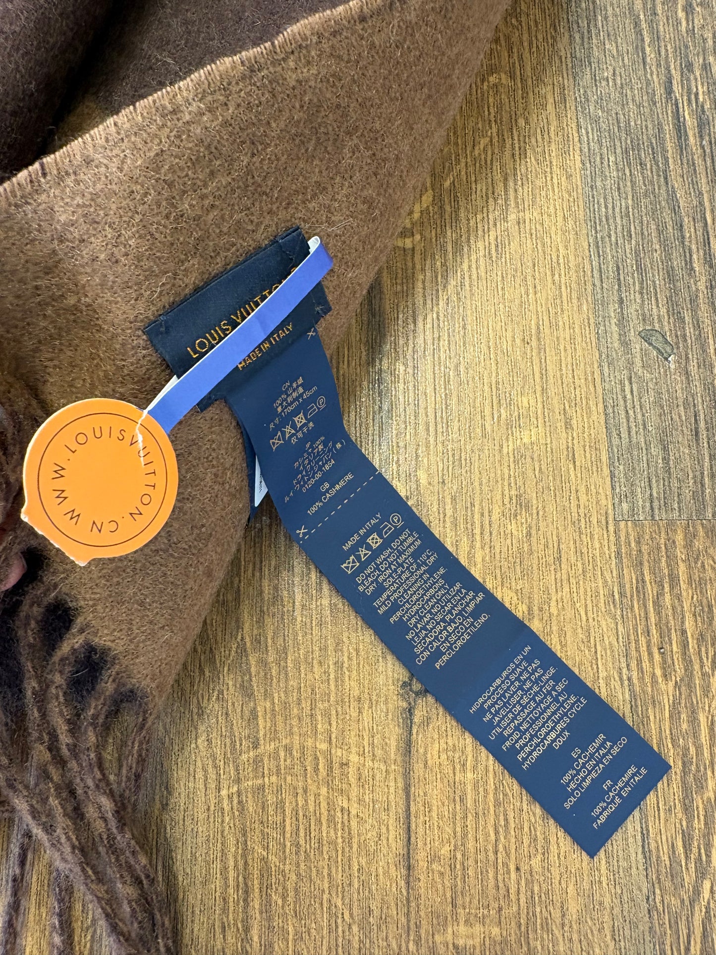 Louis Vuitton sciarpa grande Reykjavik motivo monogram Giant cashmere nuova