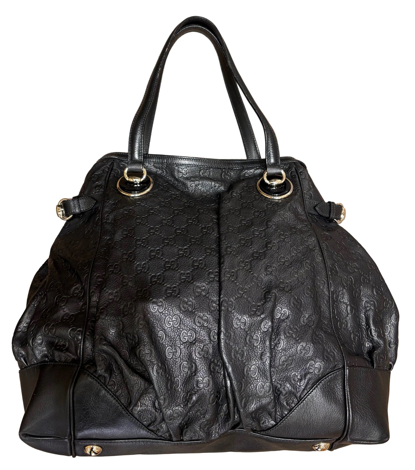 Gucci Full Moon borsa  a spalla in pelle Guccissima