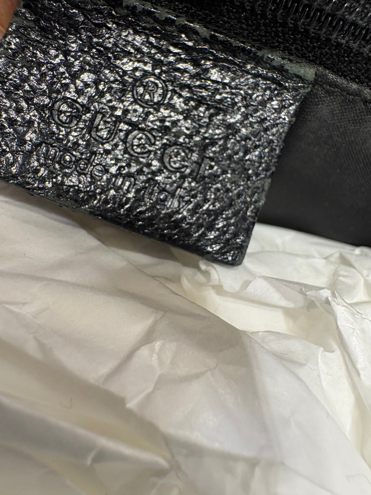 Gucci Jackie ( Tom Ford ) 1999 velluto antracite e pelle nera