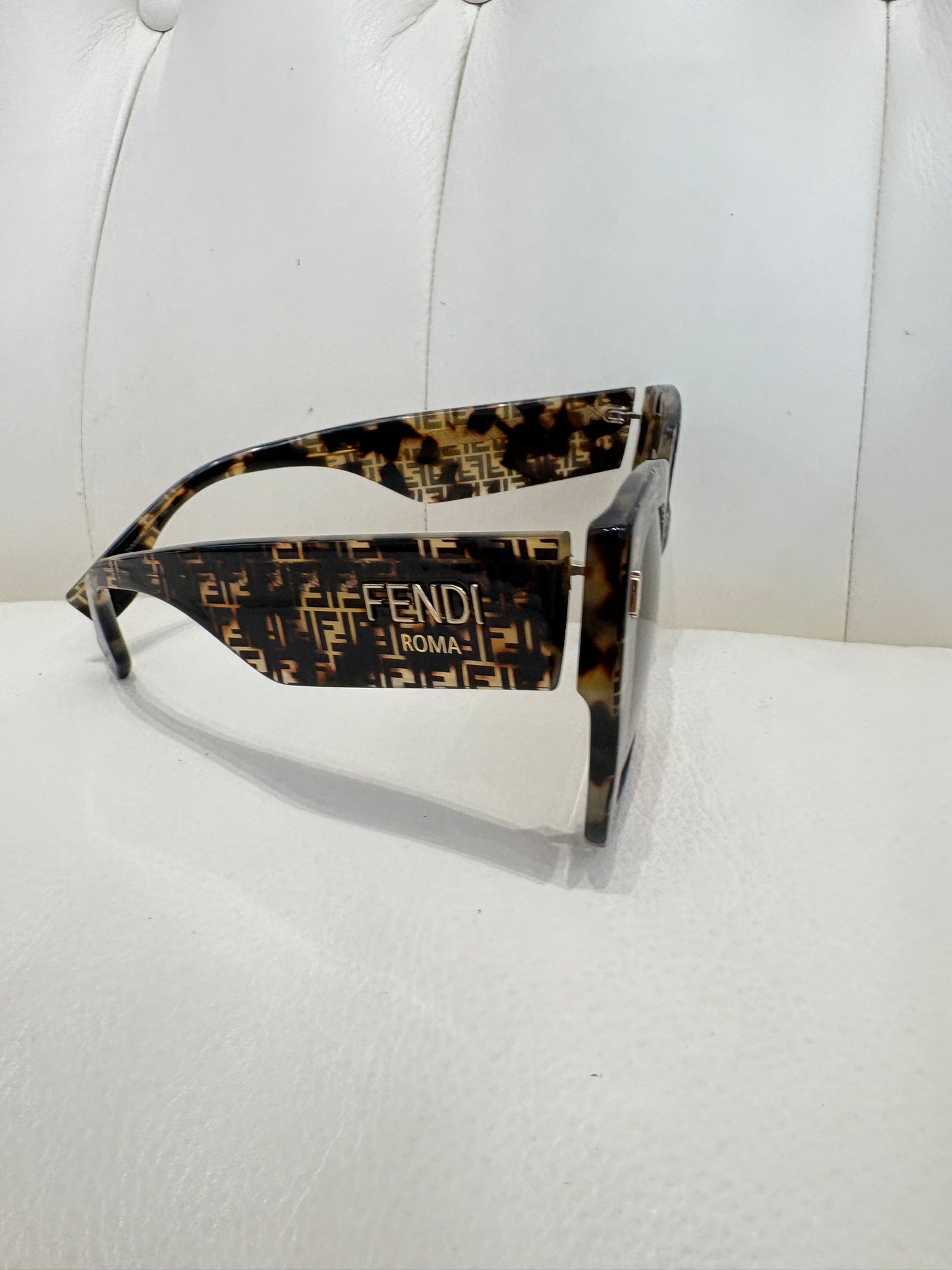 Fendi Occhiali da sole in acetato marrone