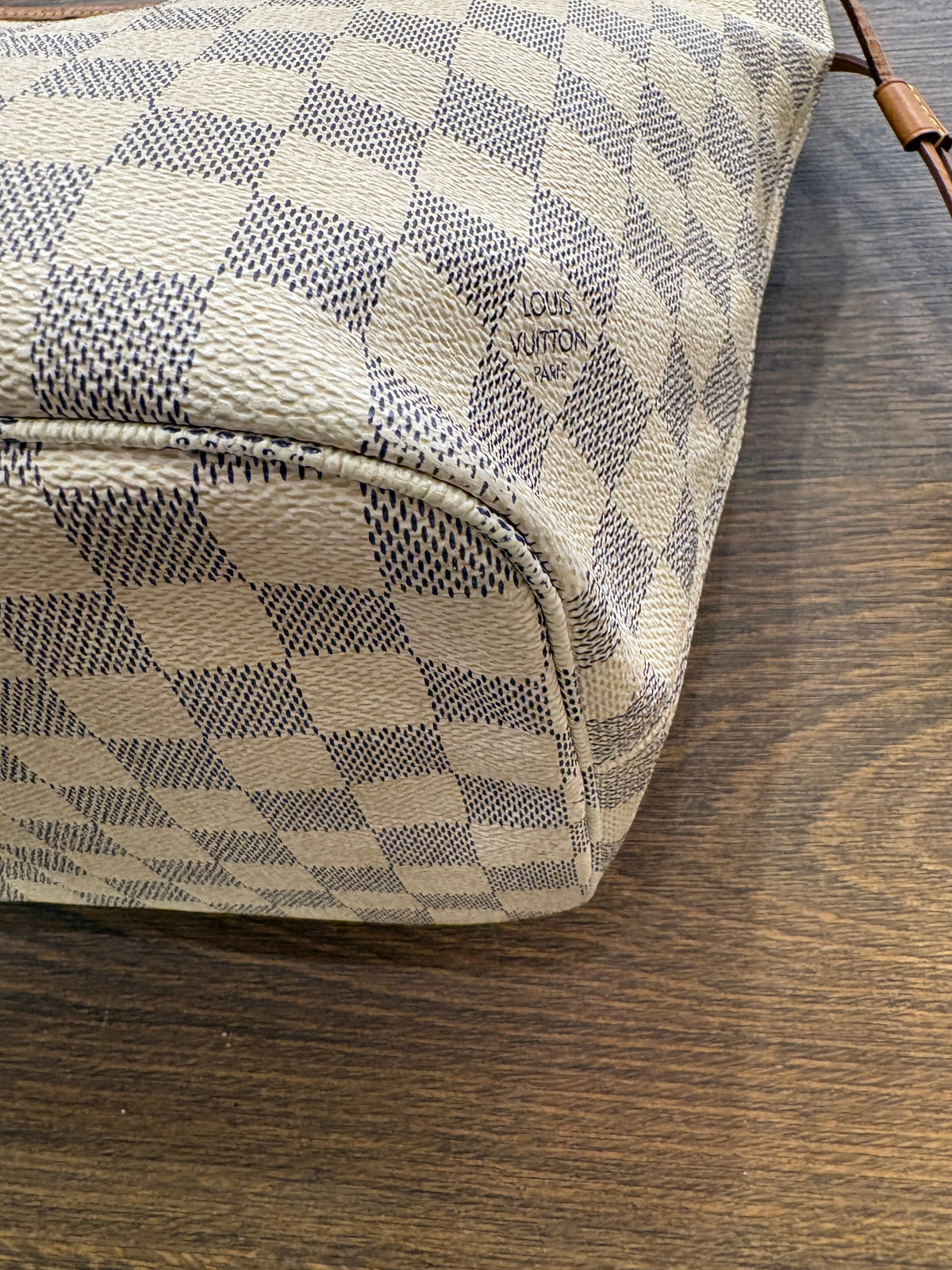 Louis Vuitton Neverfull MM in Tela Damier Azur