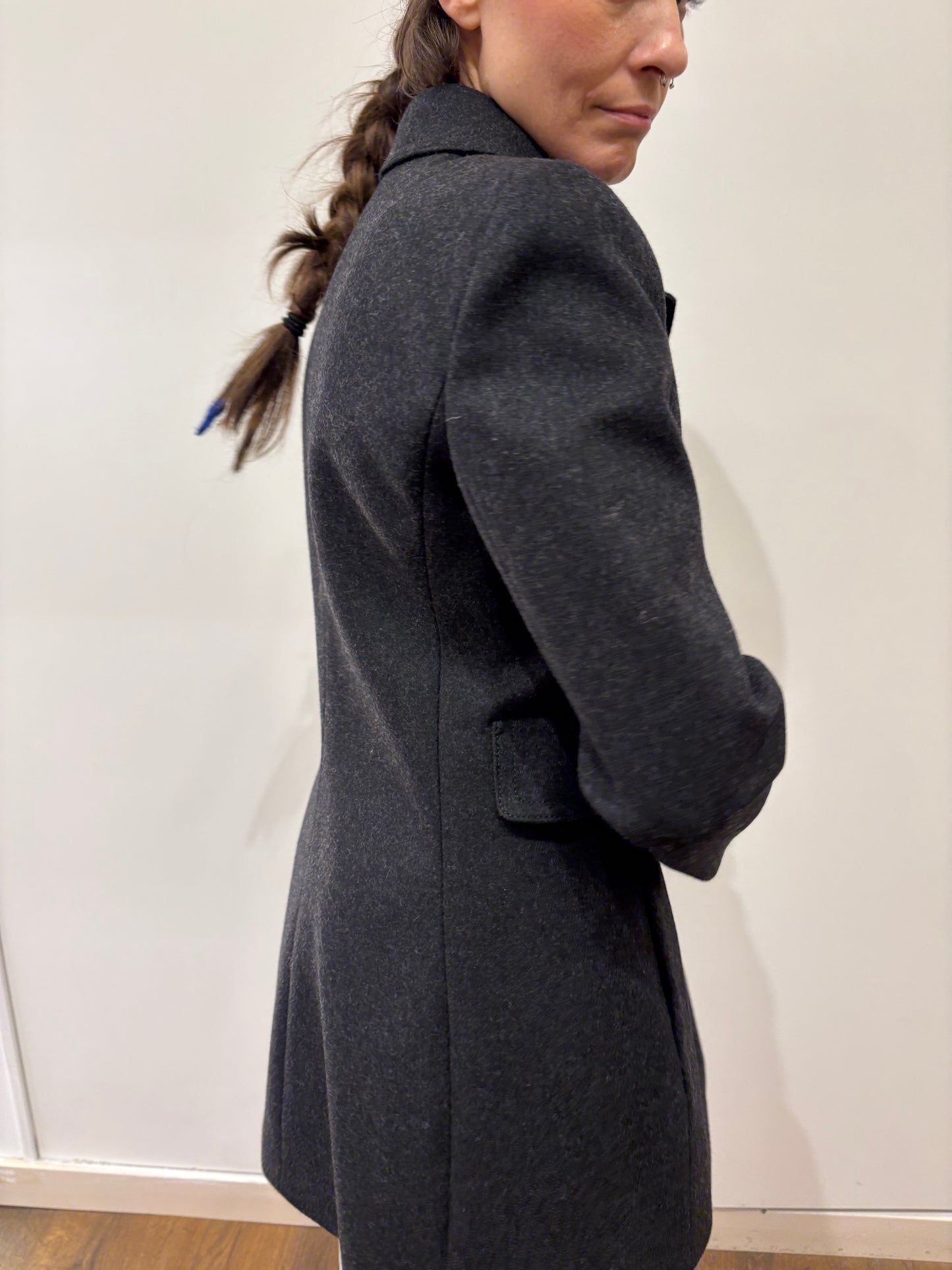 Fay cappottino pura lana antracite 40 nuovo