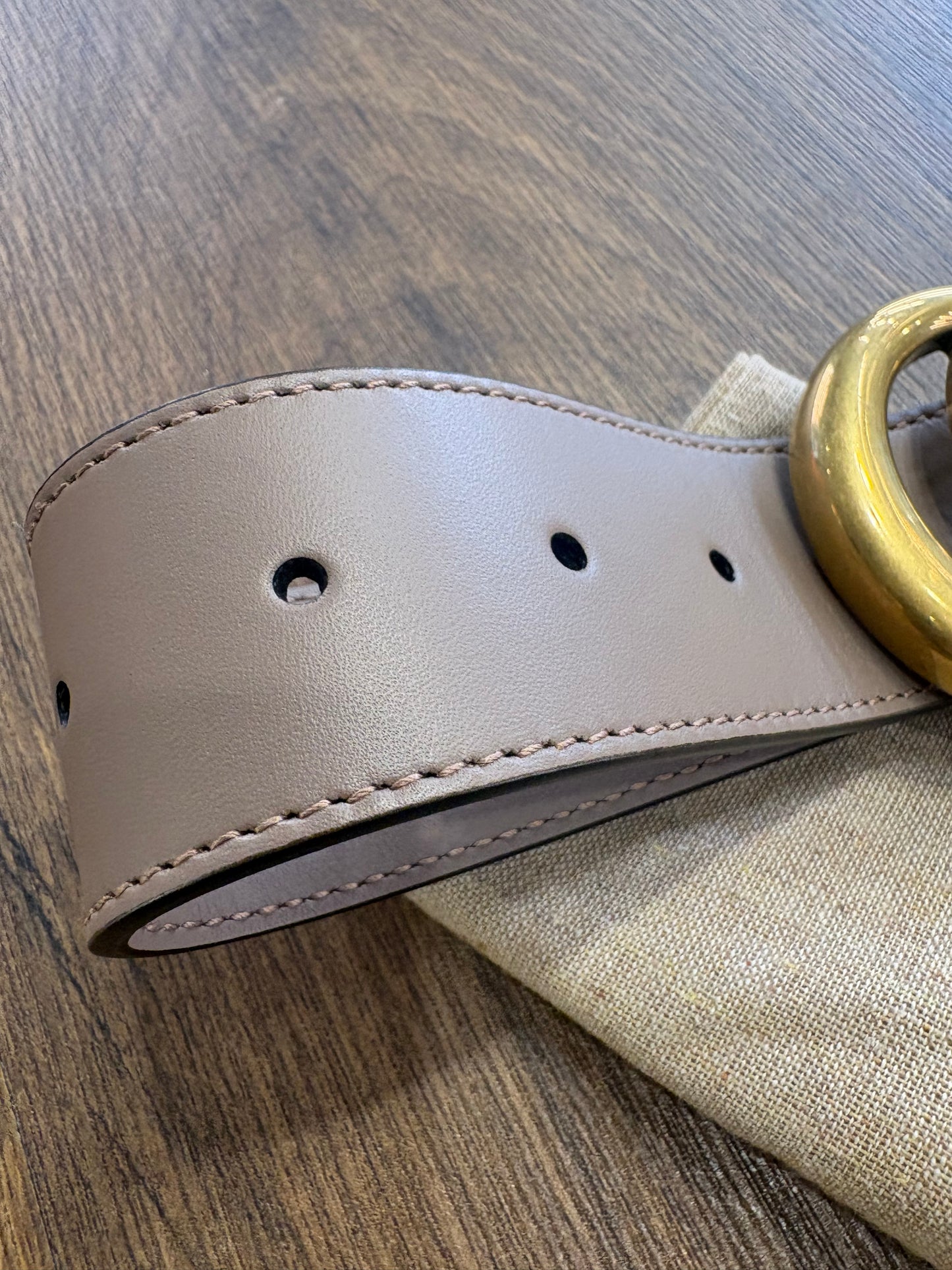 Gucci cintura in pelle mis . 65