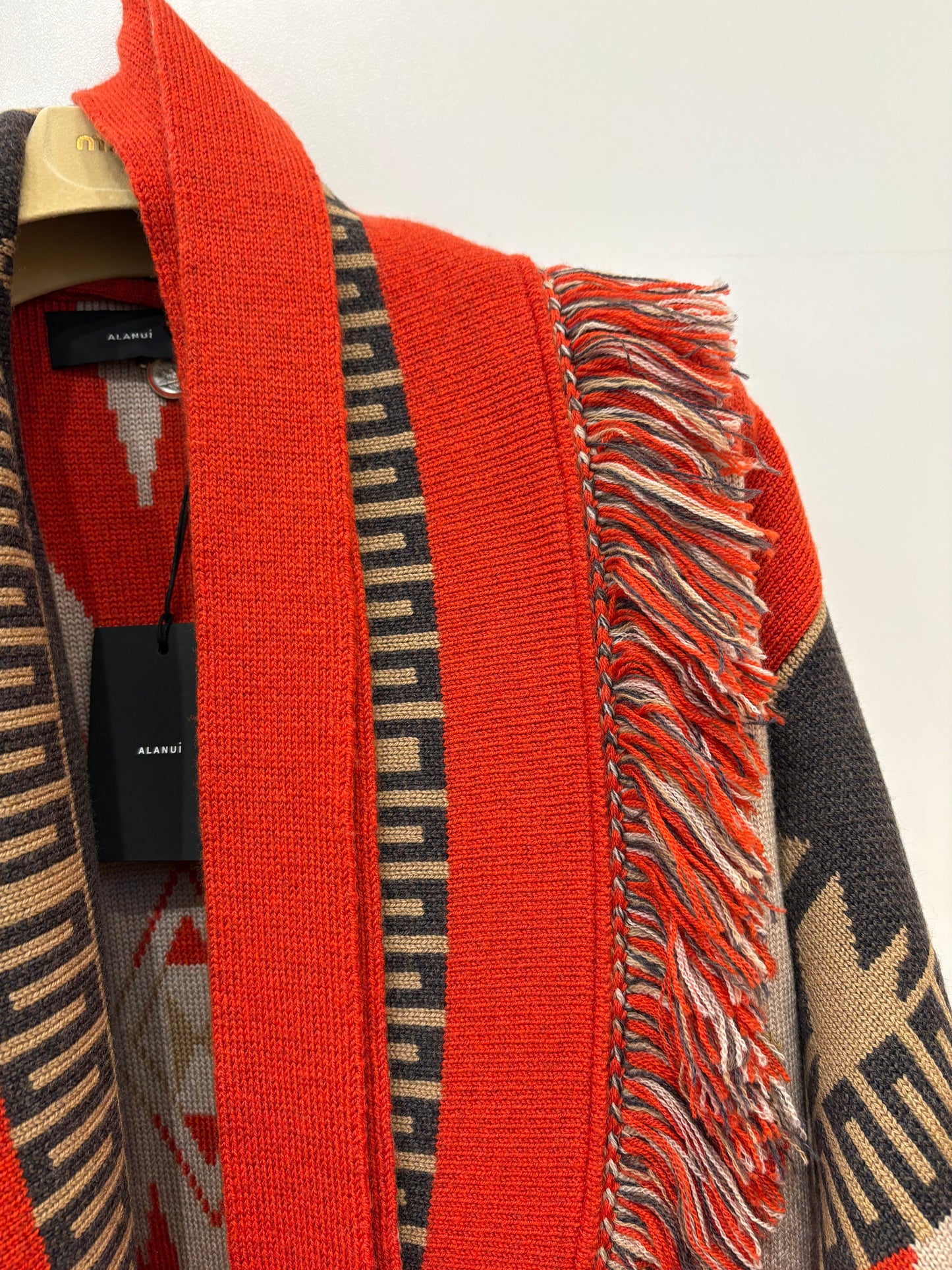 Alanui cardigan  Icon jacquard cashmere xs