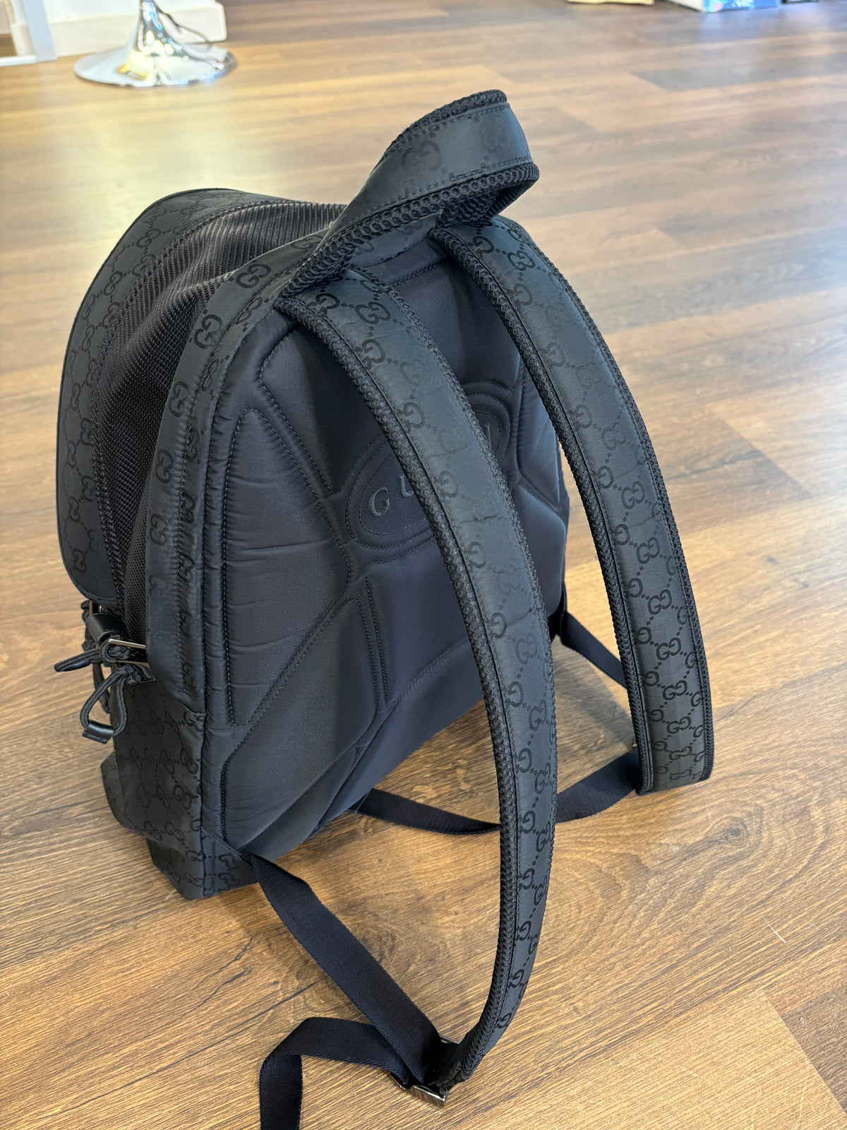 Gucci zaino Nexus misura media in nylon GG. Nuovo