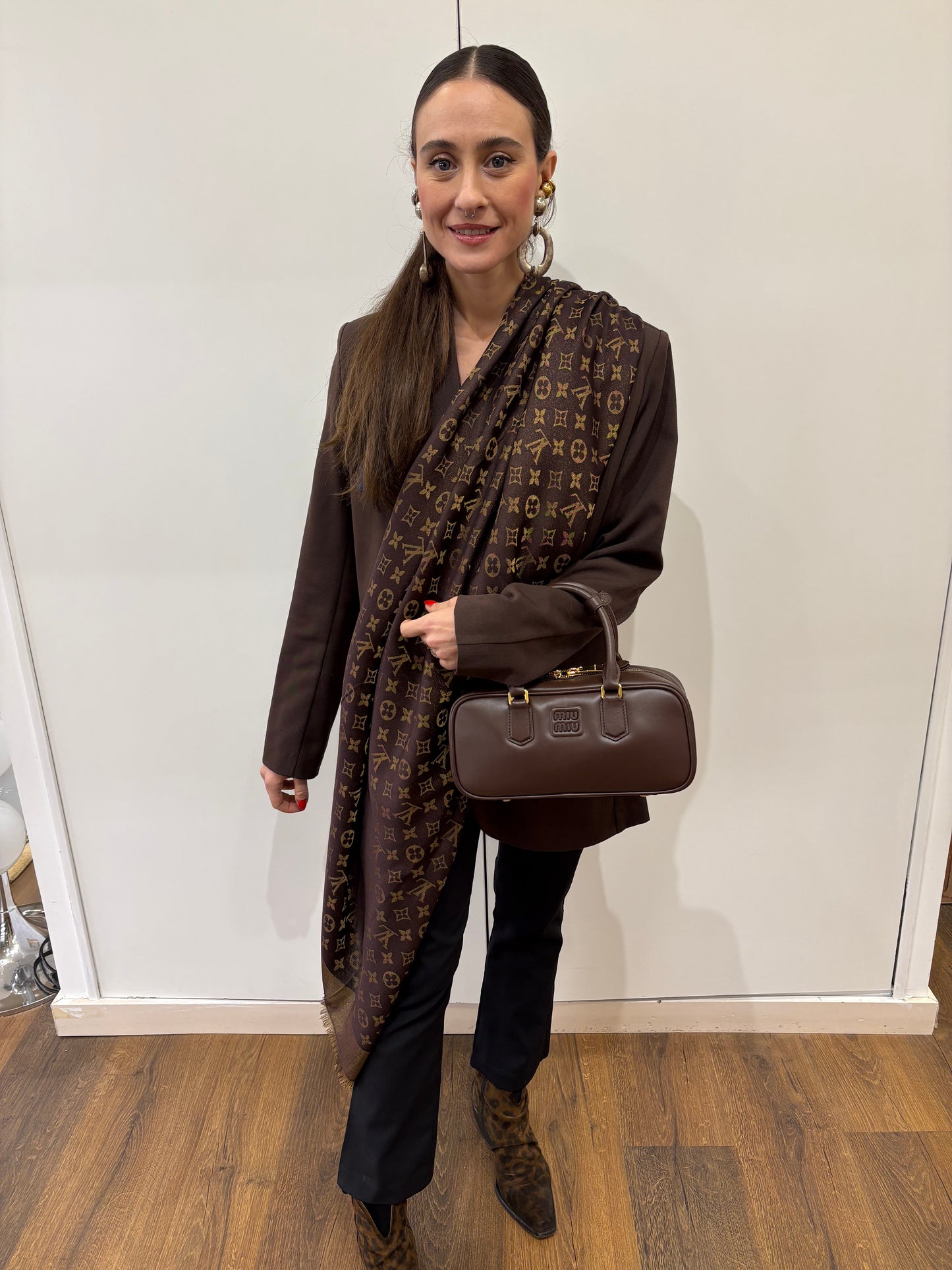 Miu Miu Arcadie Large colore radica . Nuova