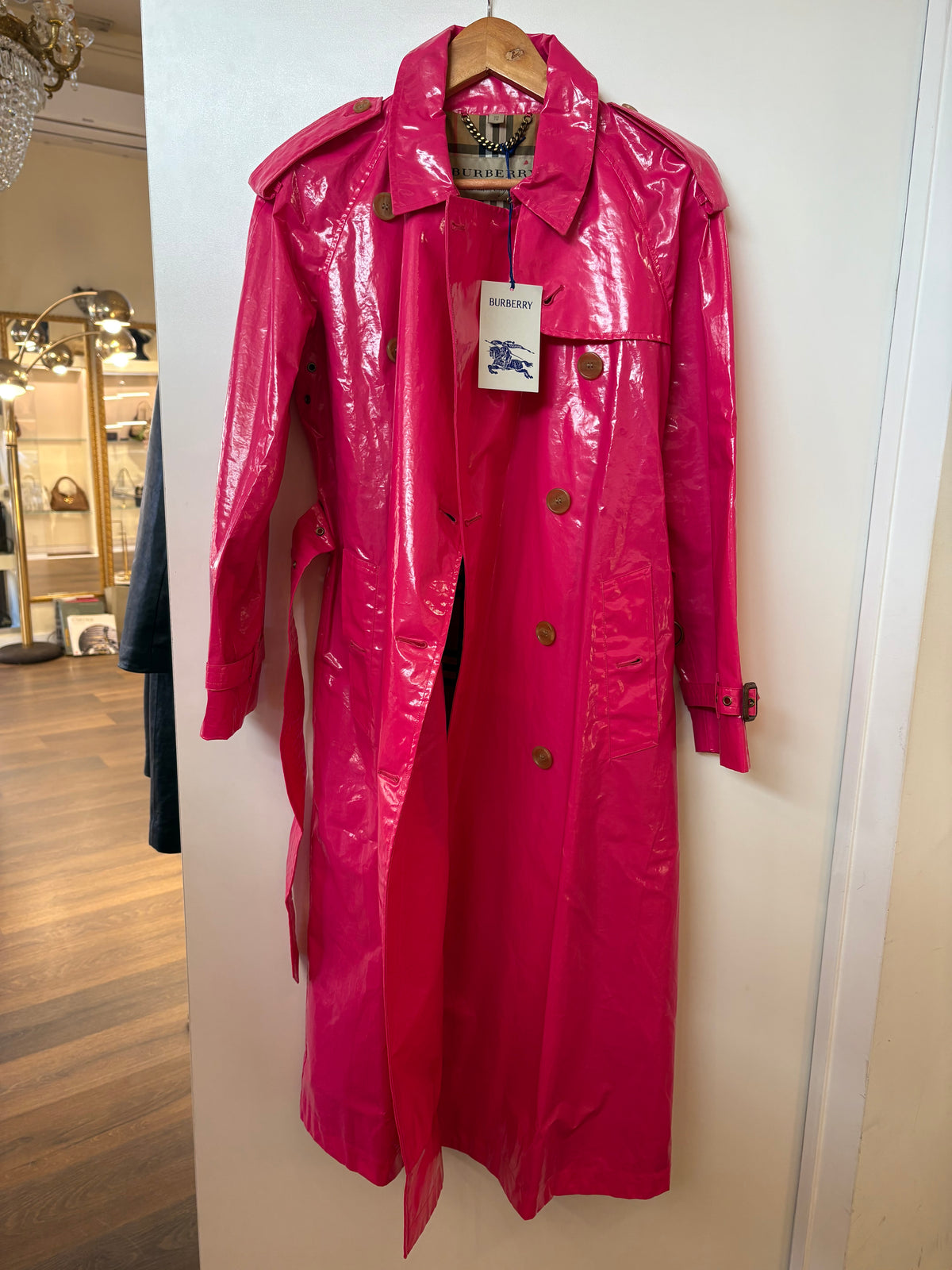 Burberry The EastheathCoated Cotton Trench Coat. Nuovo