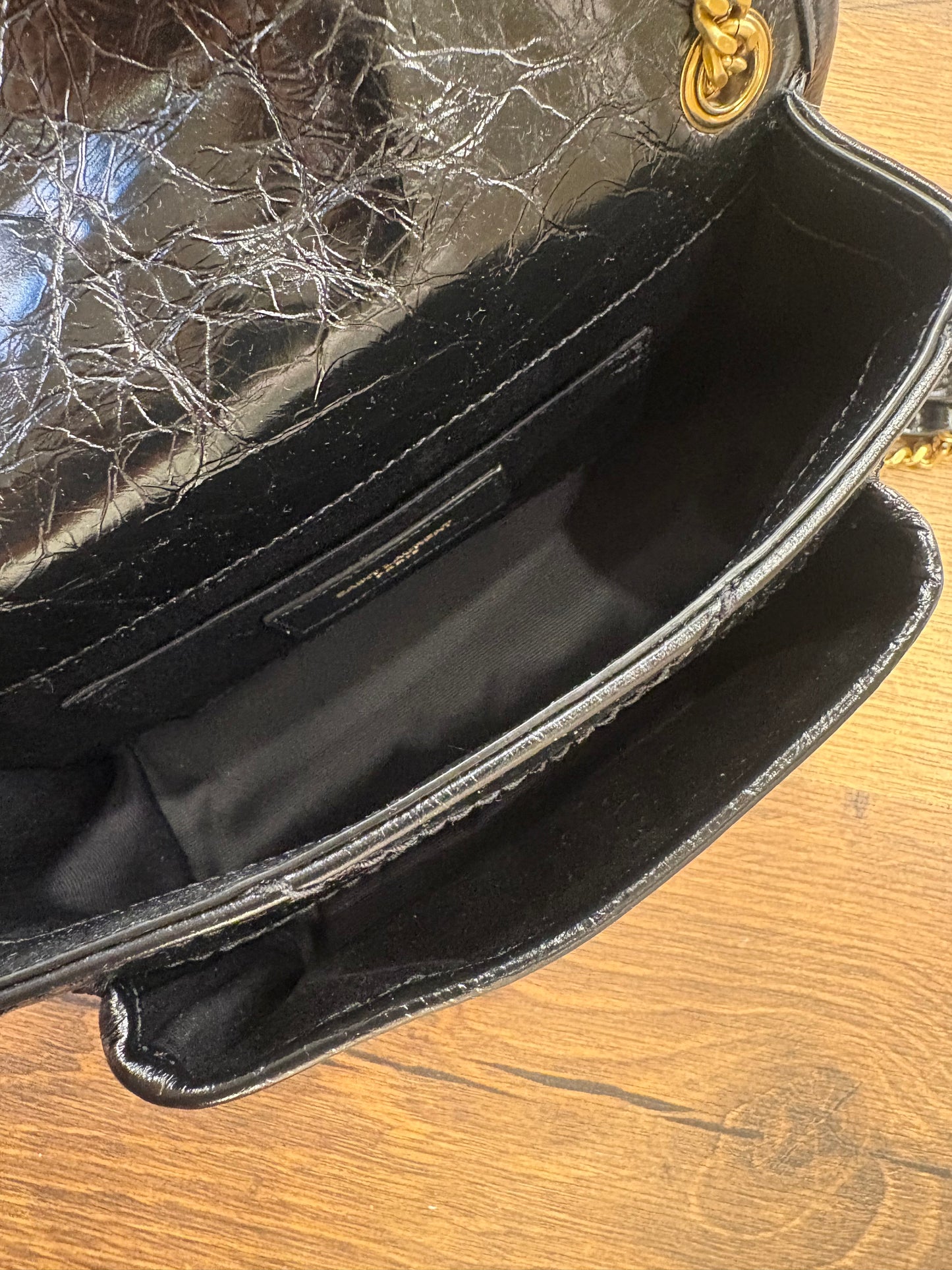 SAINT LAURENT BORSA NIKI MINI IN PELLE VINTAGE