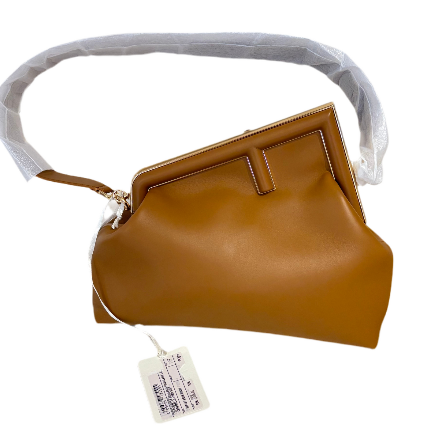 Fendi First pelle caramello
