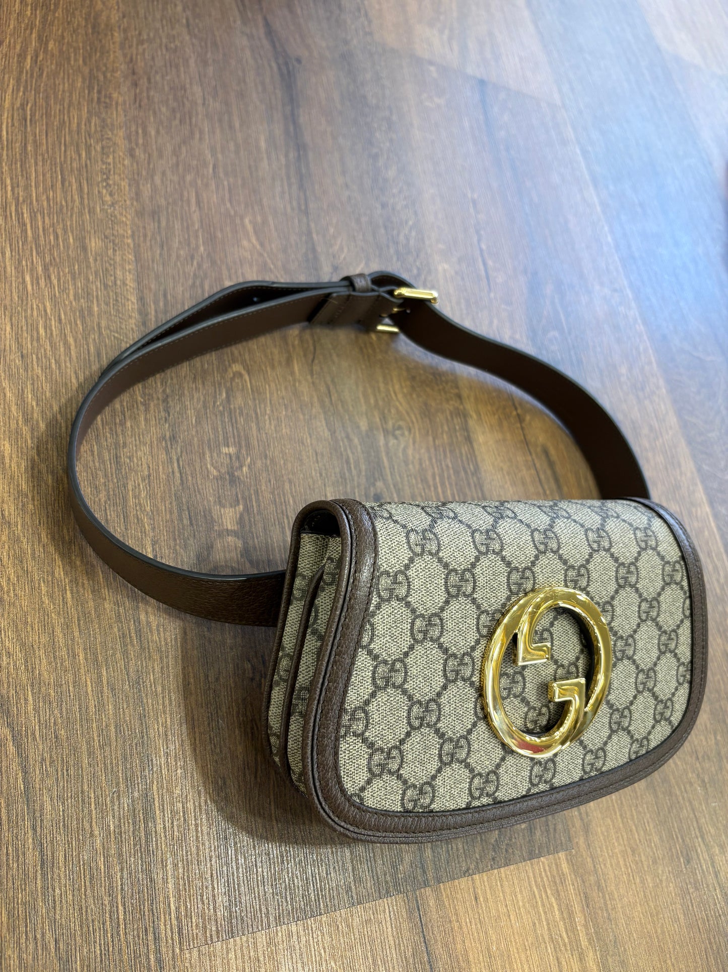 Gucci Blondie marsupio in tela GG Supreme e pelle