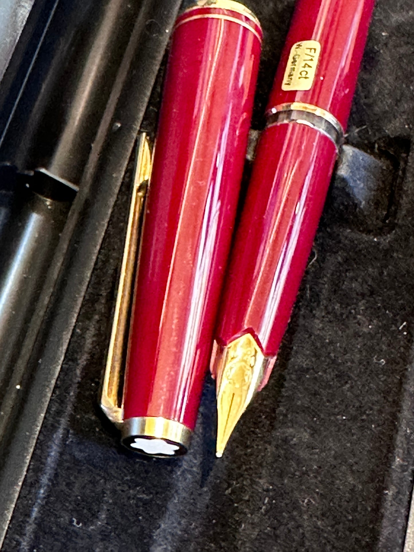 Montblanc penna stilo oro 18kt nuova