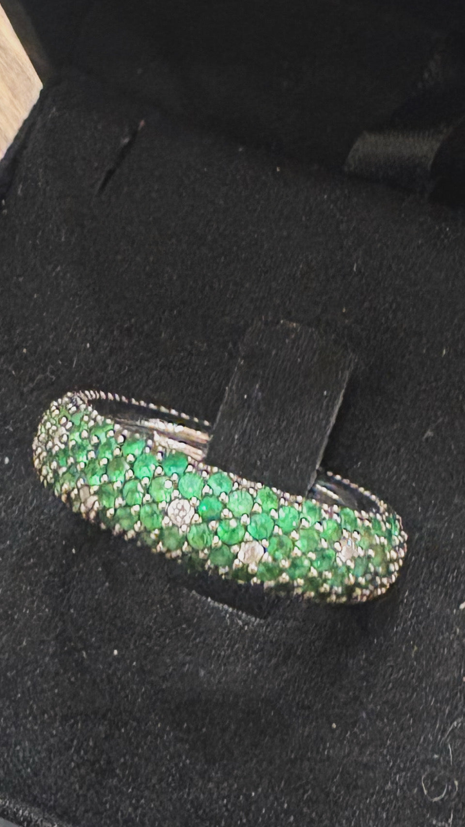 Chimento anello in oro collezione Star diamanti e tzavorite