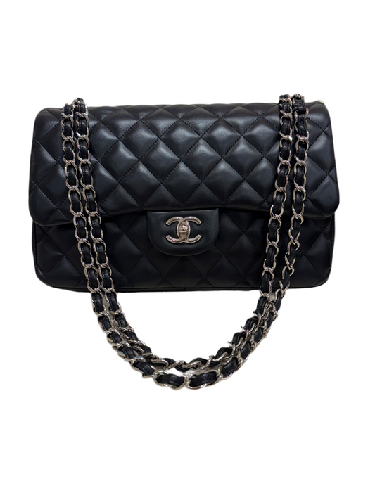 Chanel Jumbo in agnello nero