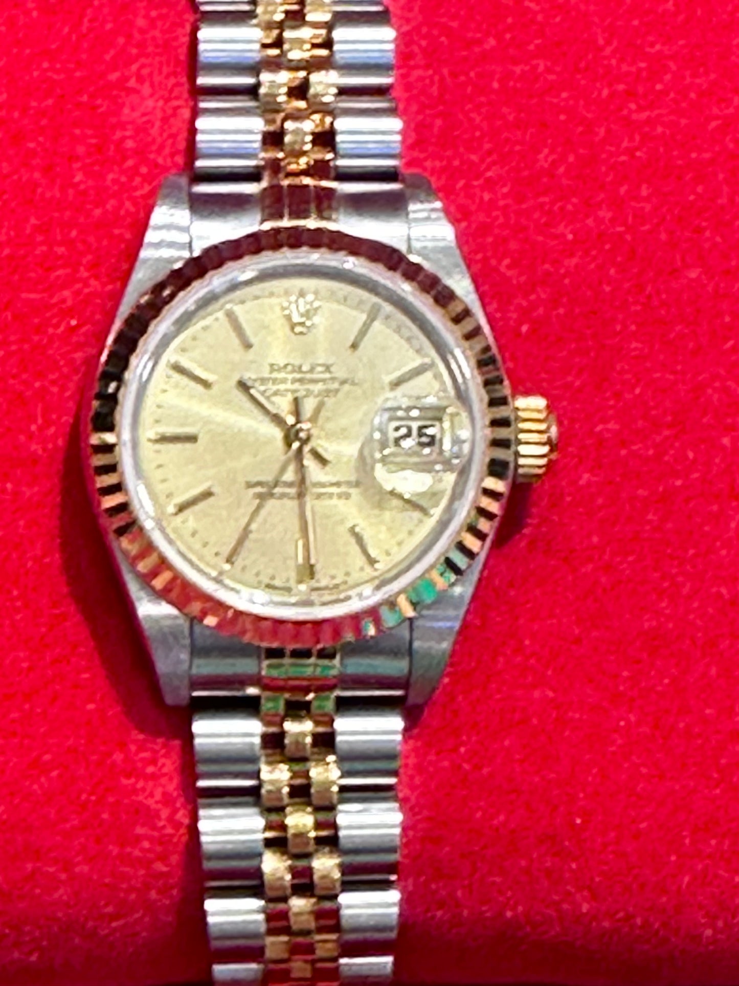 Rolex Lady Date Just 26 mm acciaio e oro