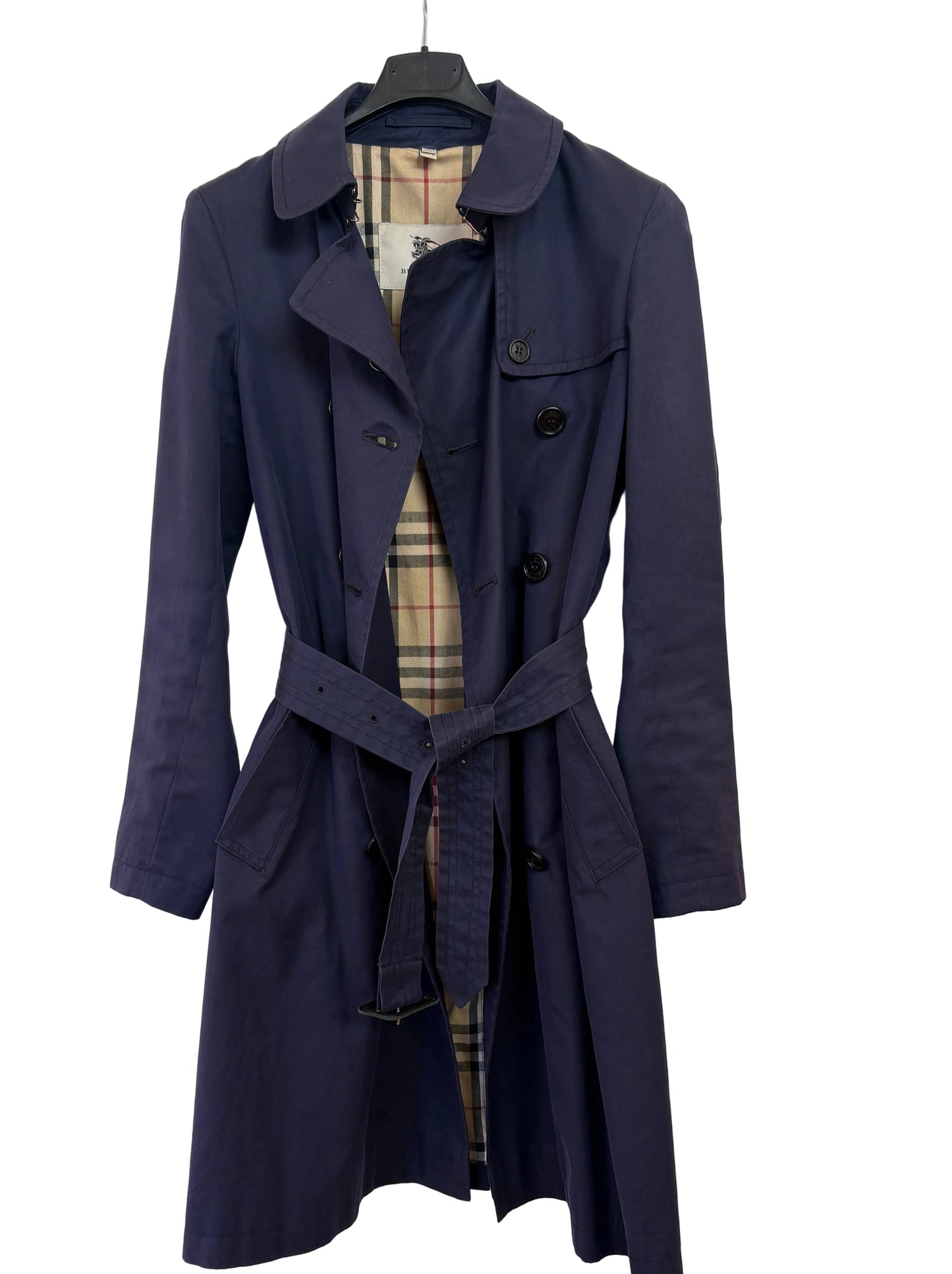 Burberry trench blu ita 38