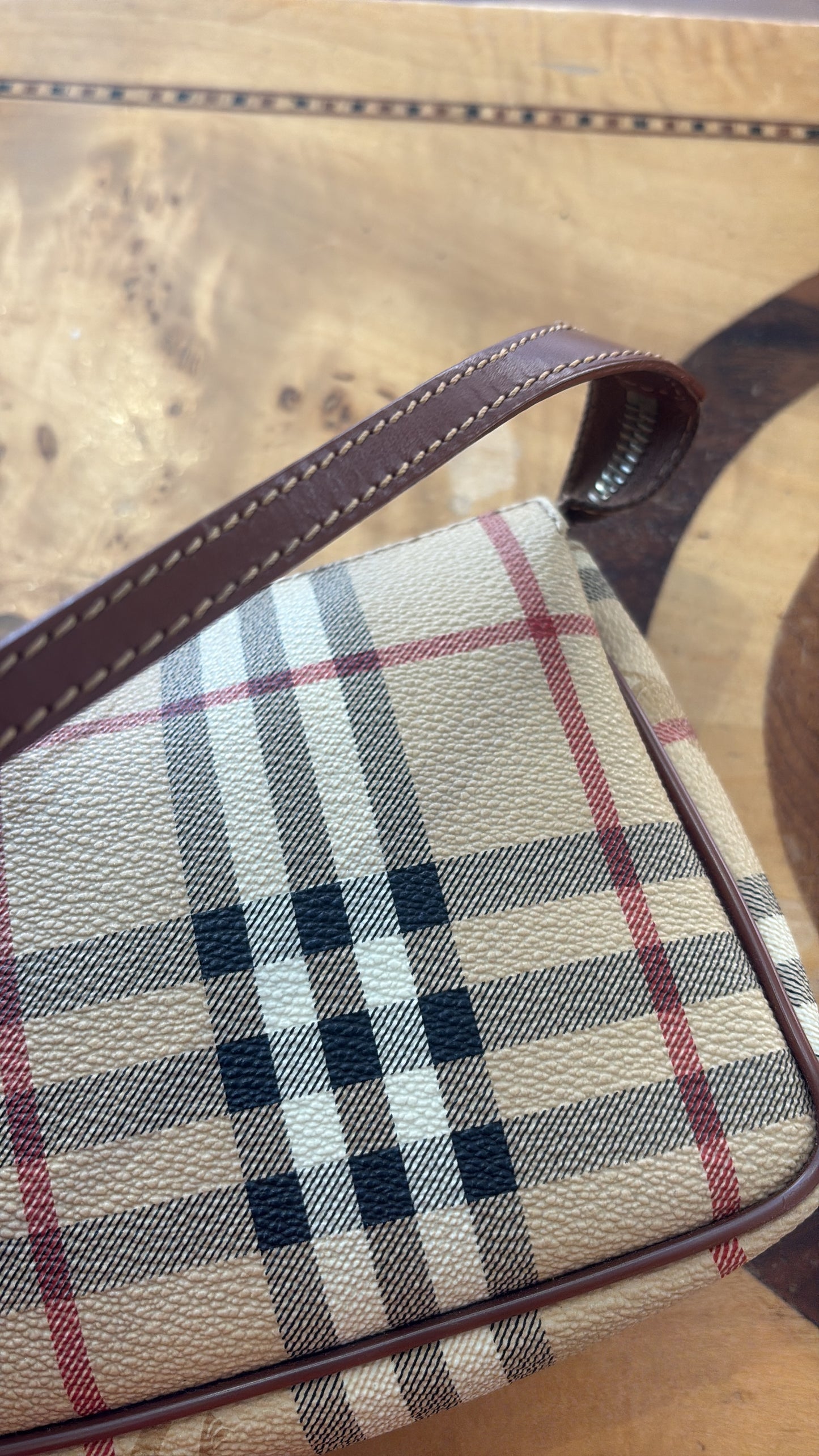 Burberry piccola borsa a spalla vintage