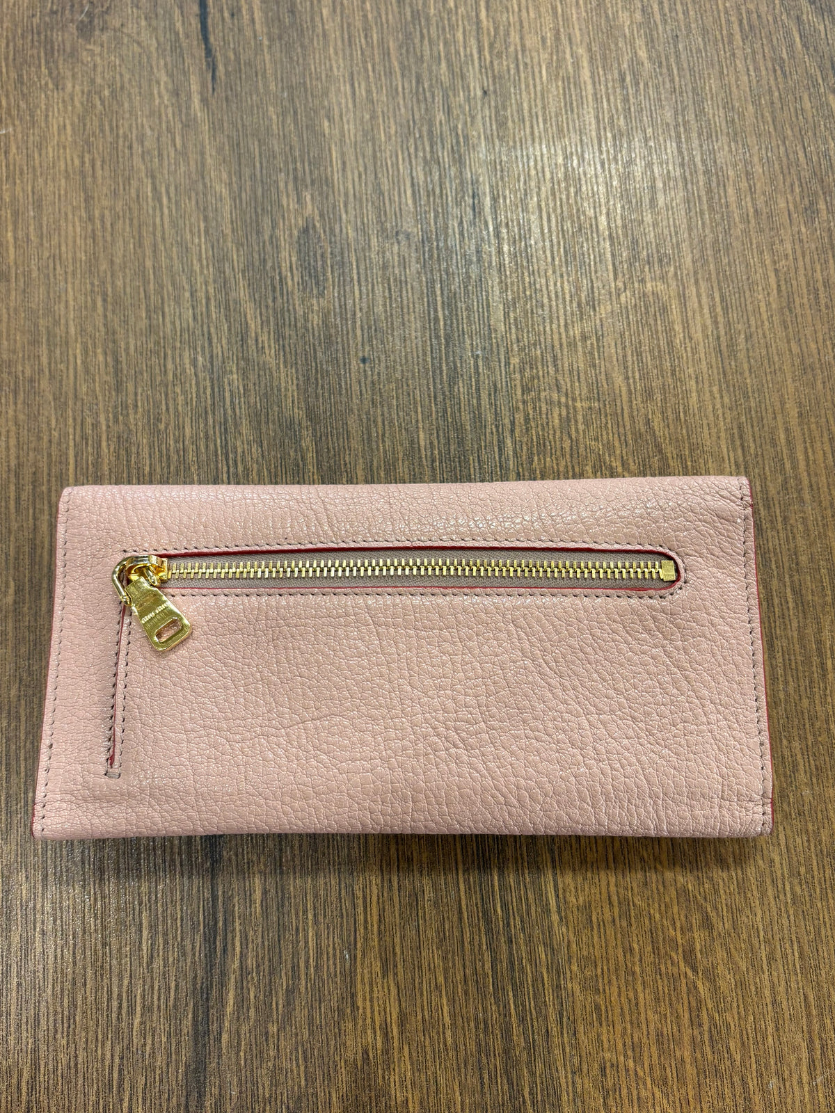 Miu Miu portafoglio in pelle rosa