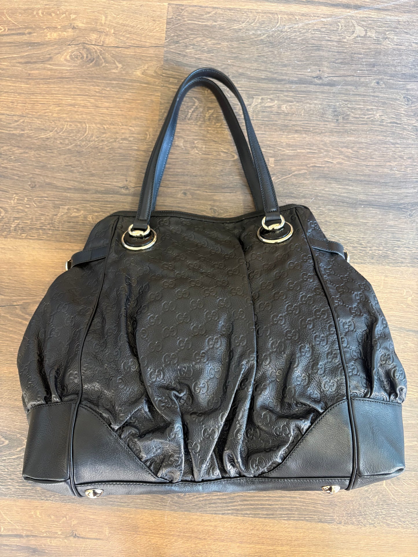 Gucci Full Moon borsa  a spalla in pelle Guccissima
