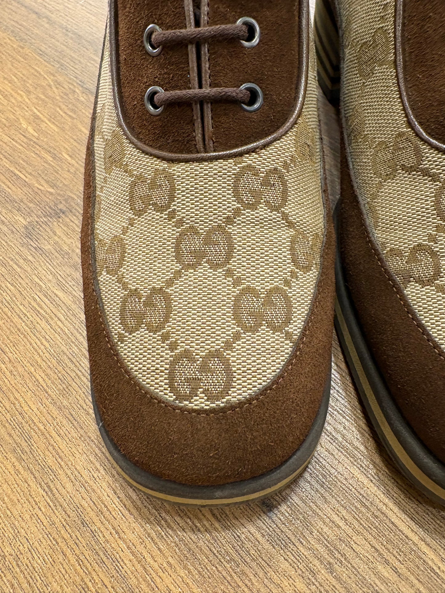 Gucci Thompson Derby GG canvas 36,5