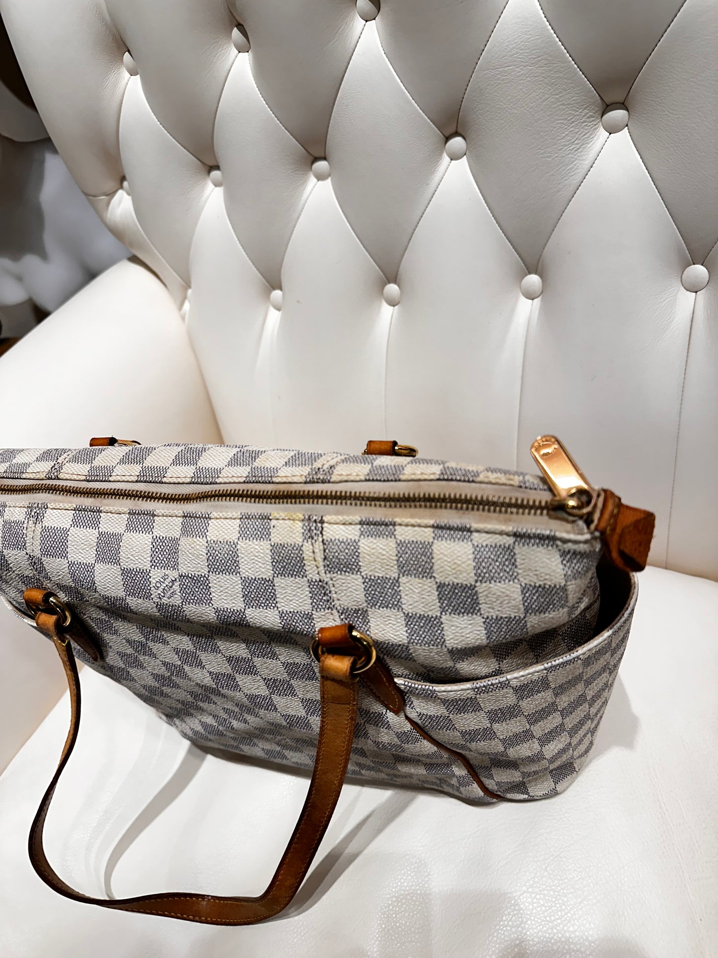 Louis Vuitton Totally in tela damier azur