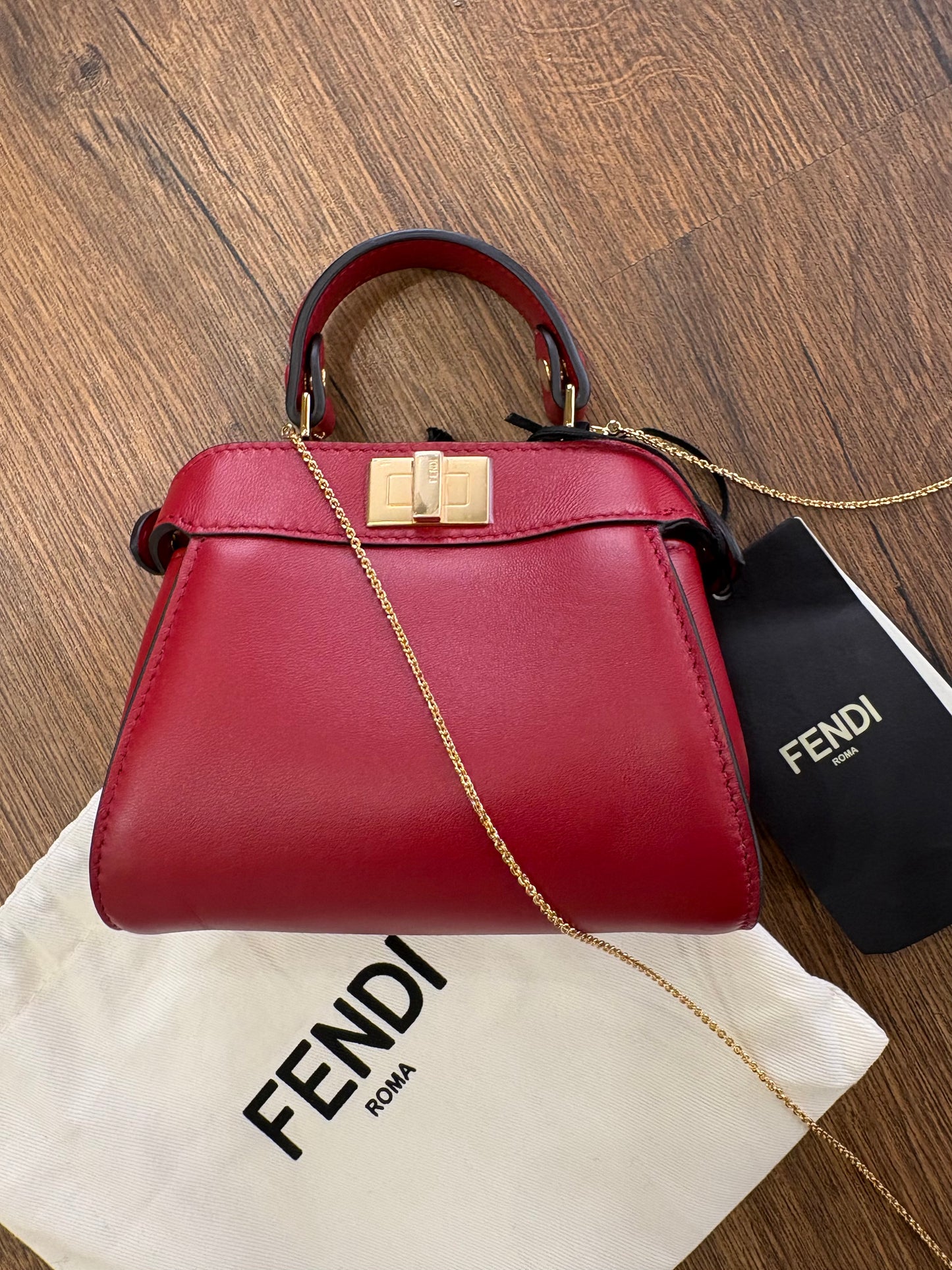 Fendi Nano Peekaboo nuova